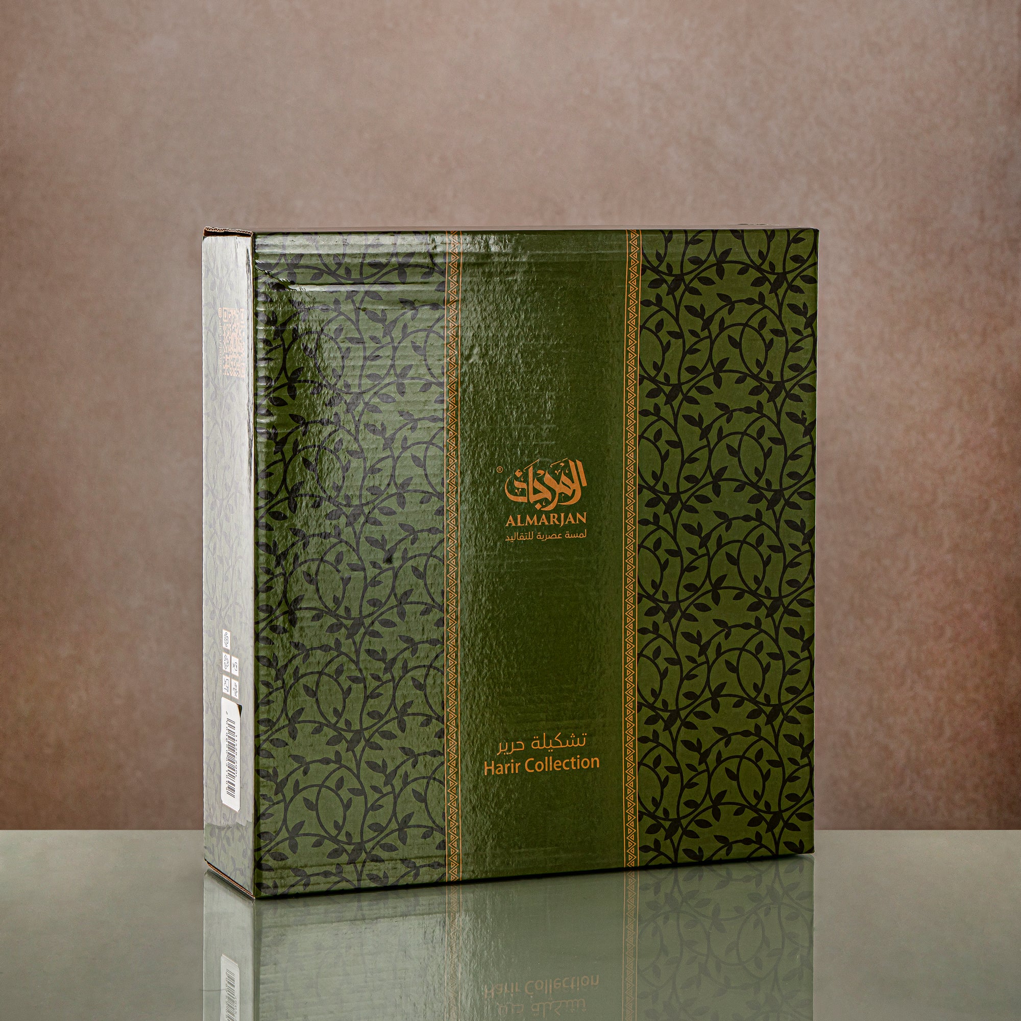 مجموعة أكواب ماء المرجان 6 قطع، زجاج، نقش شفاف وذهبي (1152B-ZQDL) - تجمعات عائلية