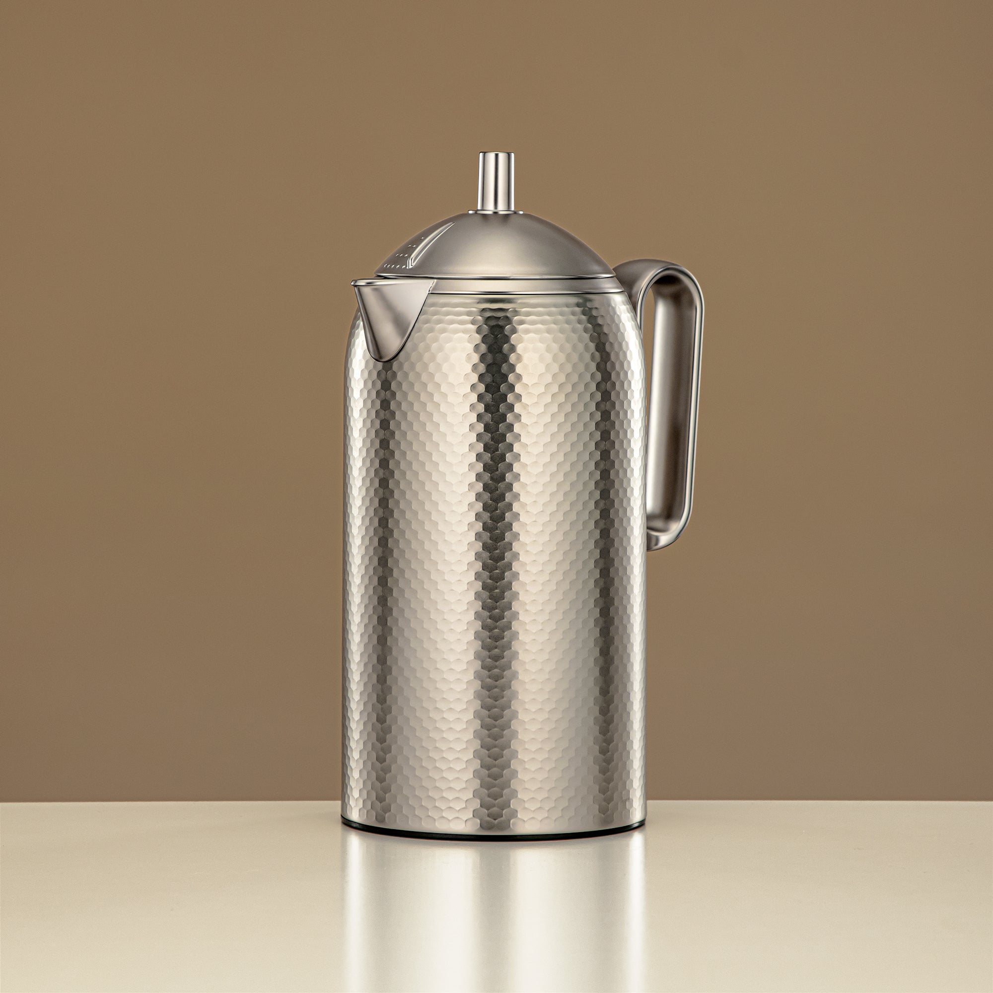 Almarjan Vacuum Flask 1L Matt Nickel