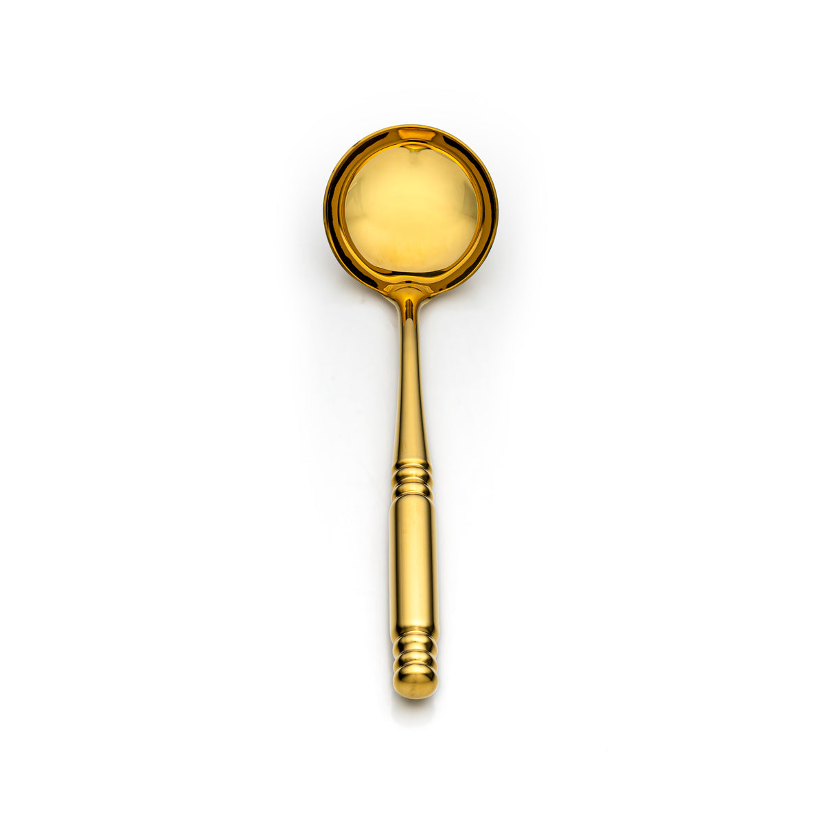 مغرفة المرجان للشوربة ستانلس ستيل ذهبي - CUT0010233