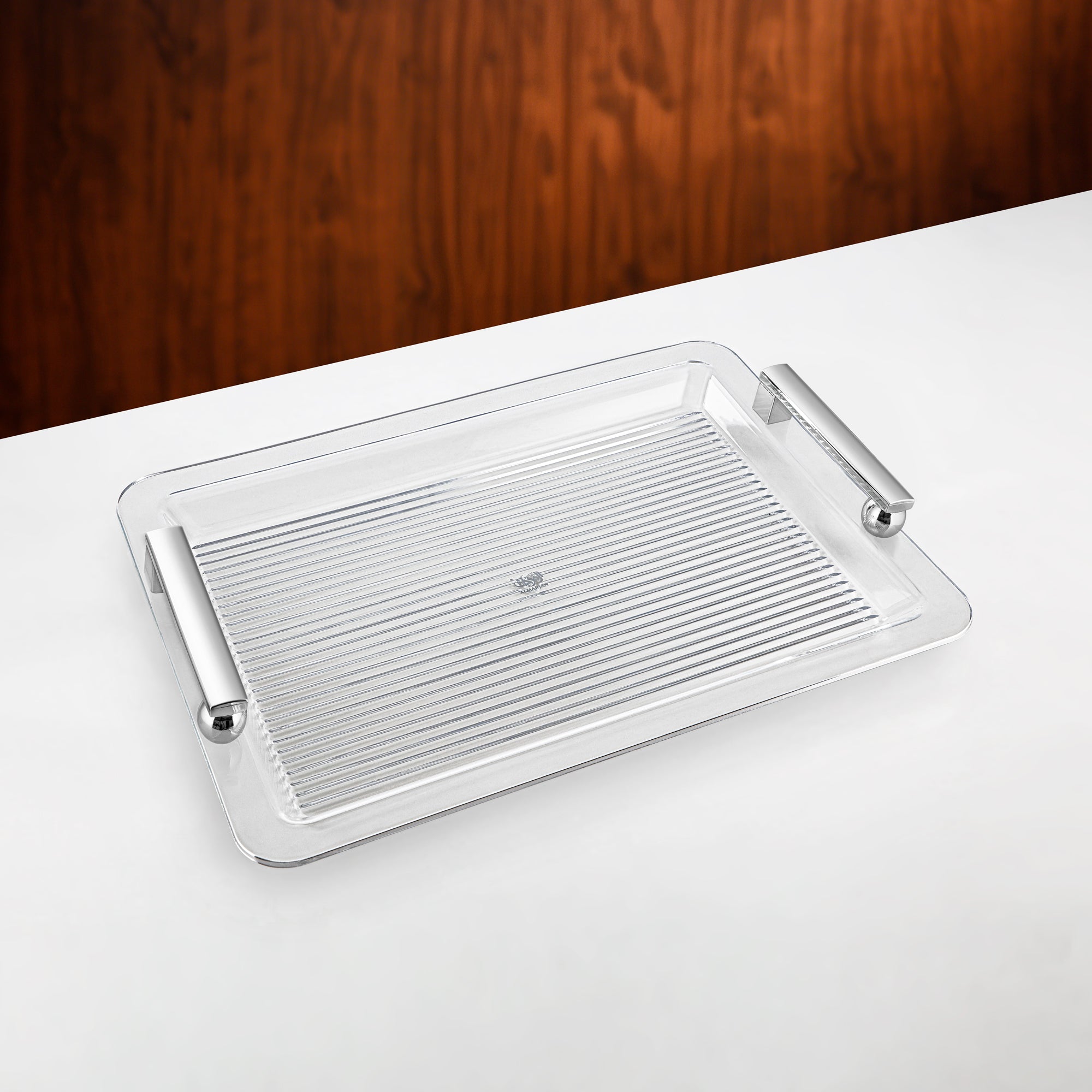 Almarjan Serving Tray 50cm Silver