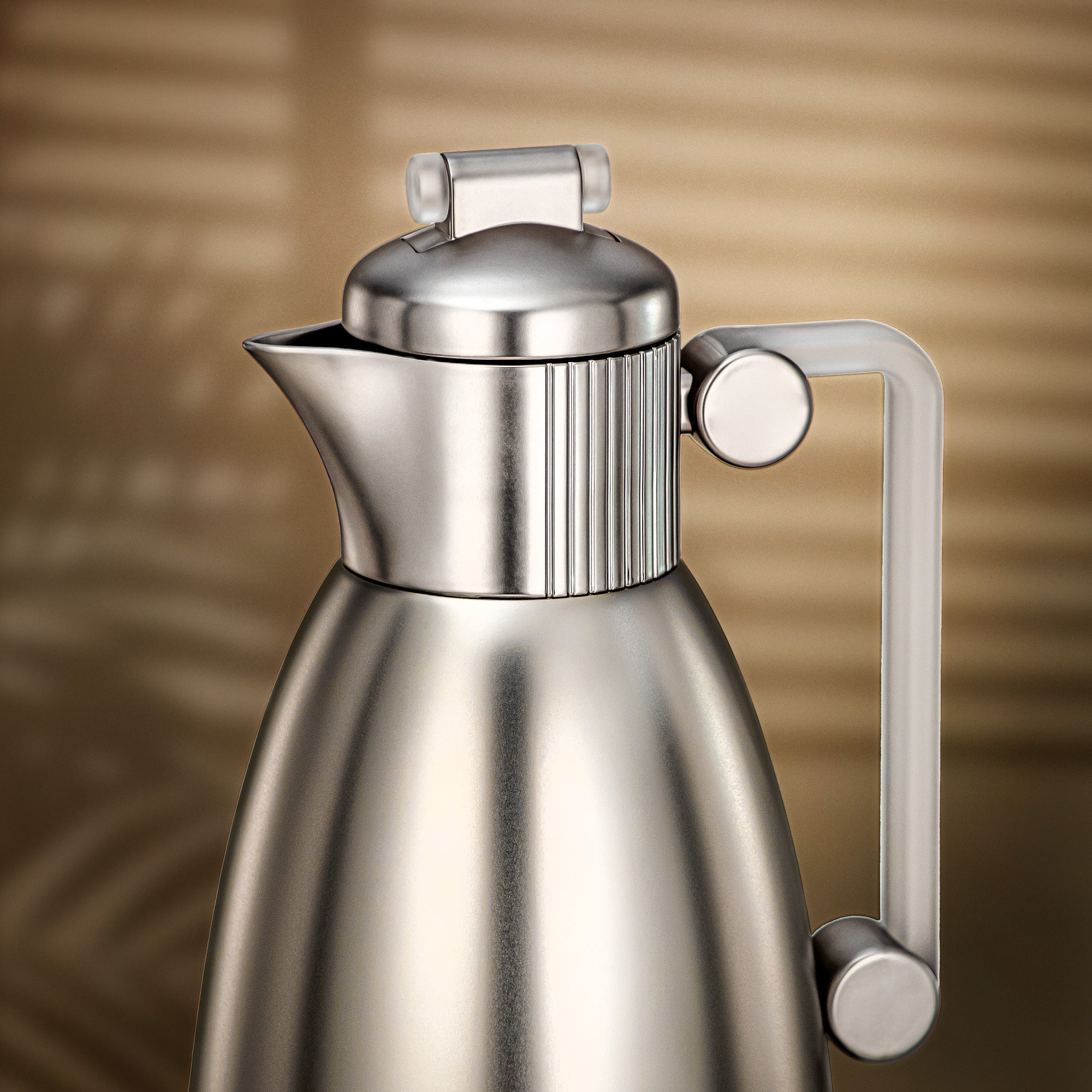 طقم ترامس المرجان 0.7 لتر و1 لتر بلمسة نيكل غير لامع وفروست