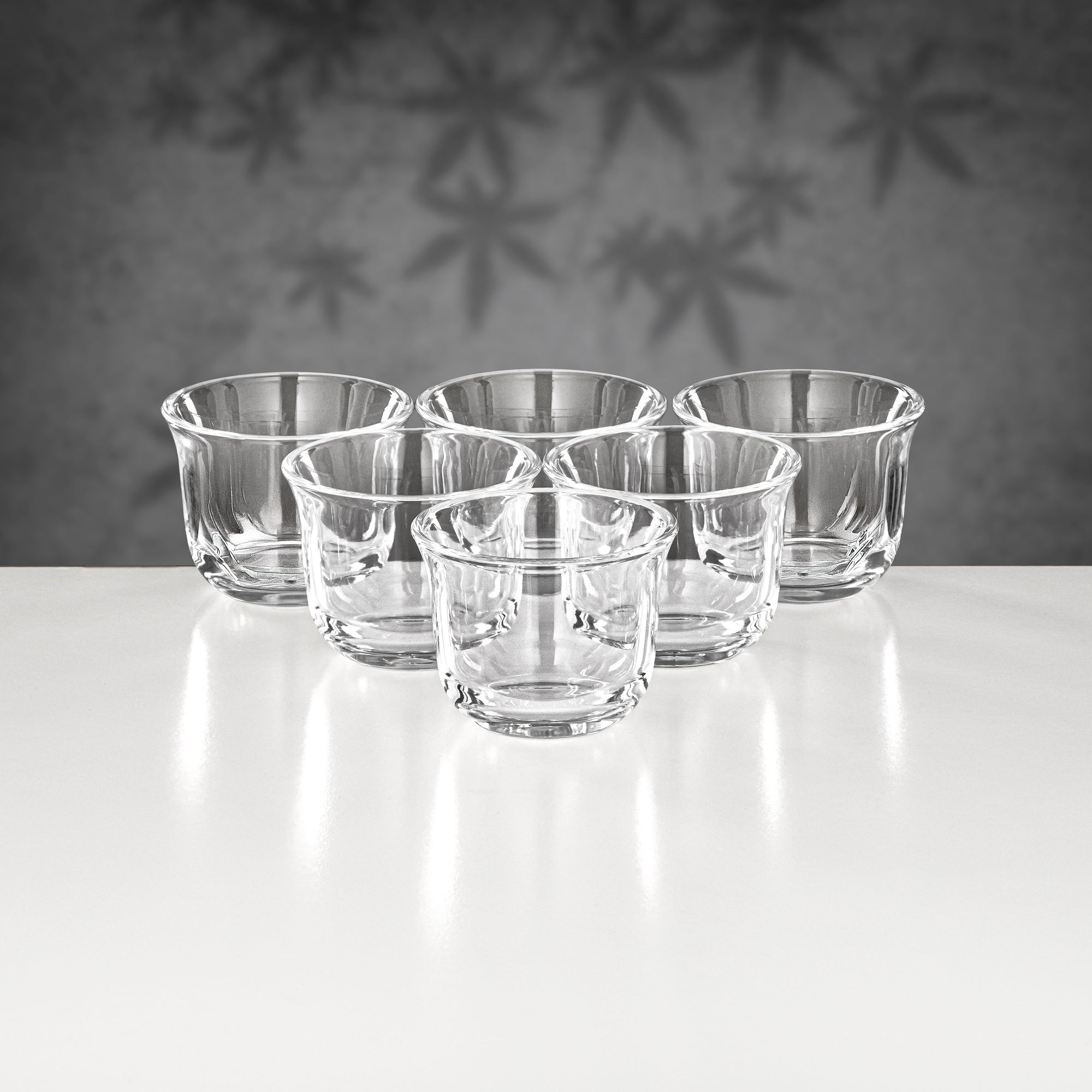 Almarjan 21 Pieces Tea & Coffee Set, Silver & Tiffany Marble