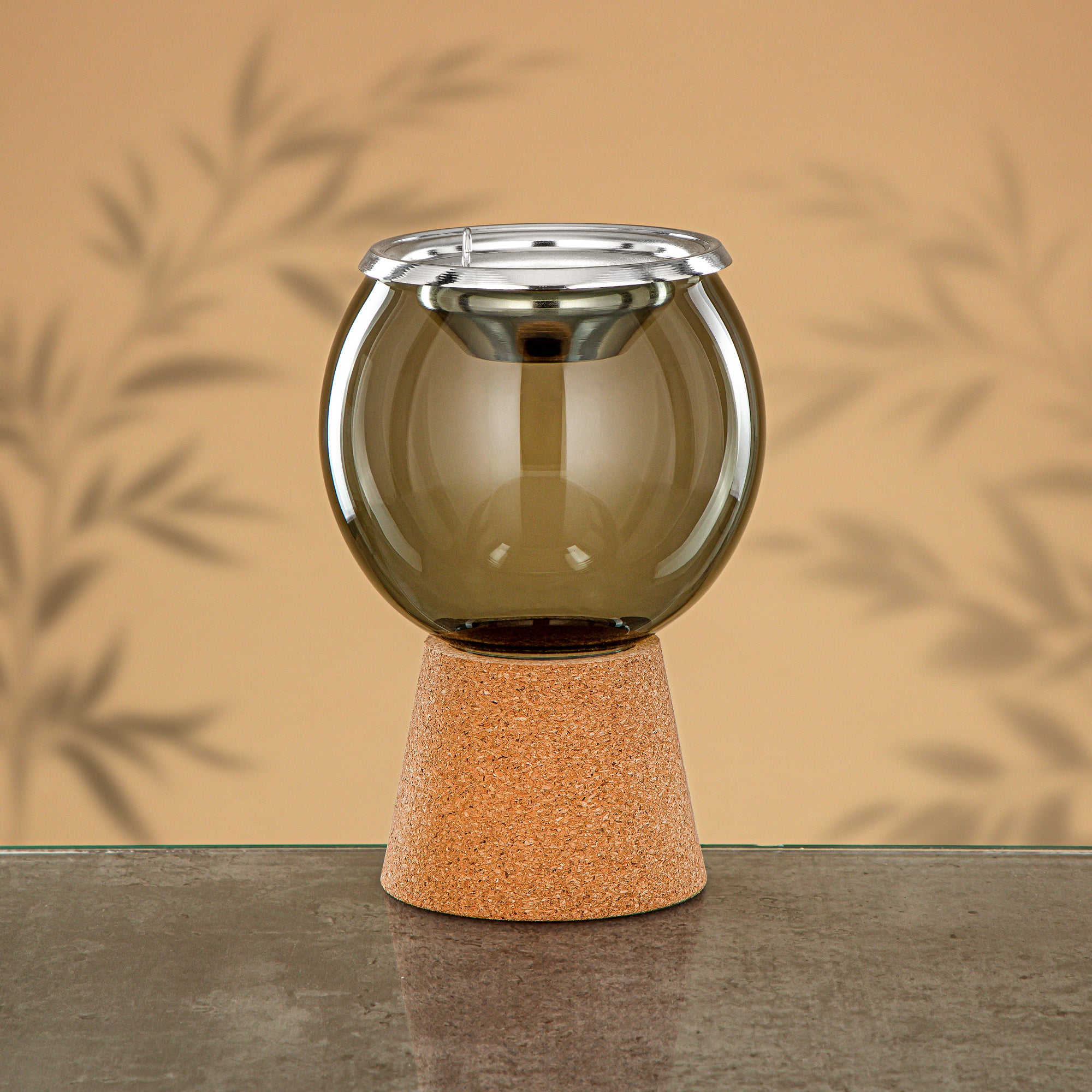 Almarjan Incense Burner Transparent Grey