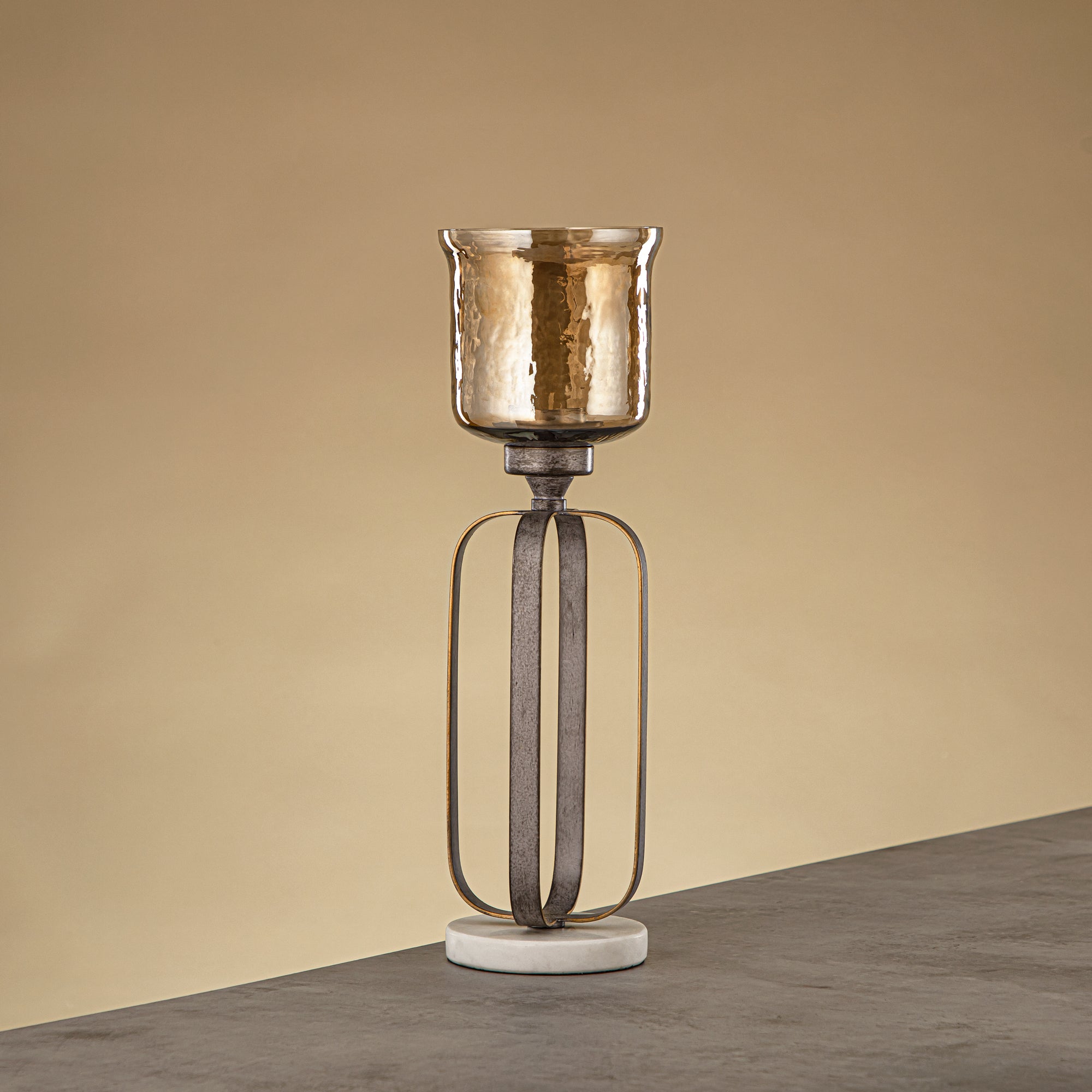 Almarjan Votive Holder 37cm Silver