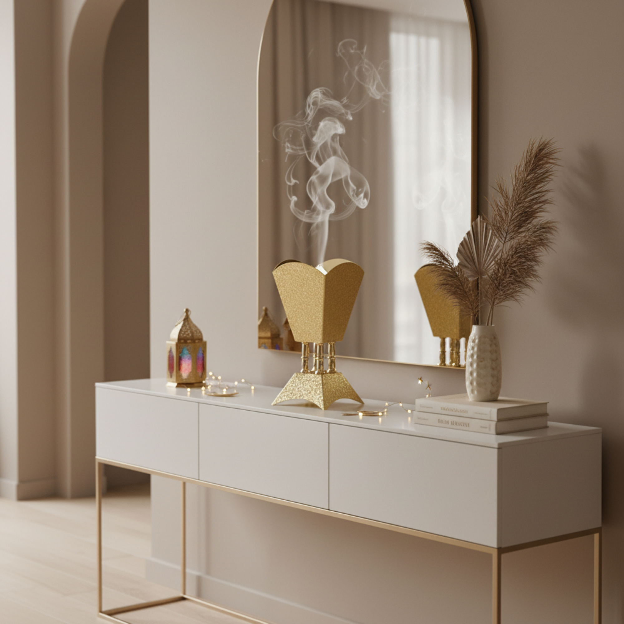 Almarjan Incense Burner Copper 23.5cm