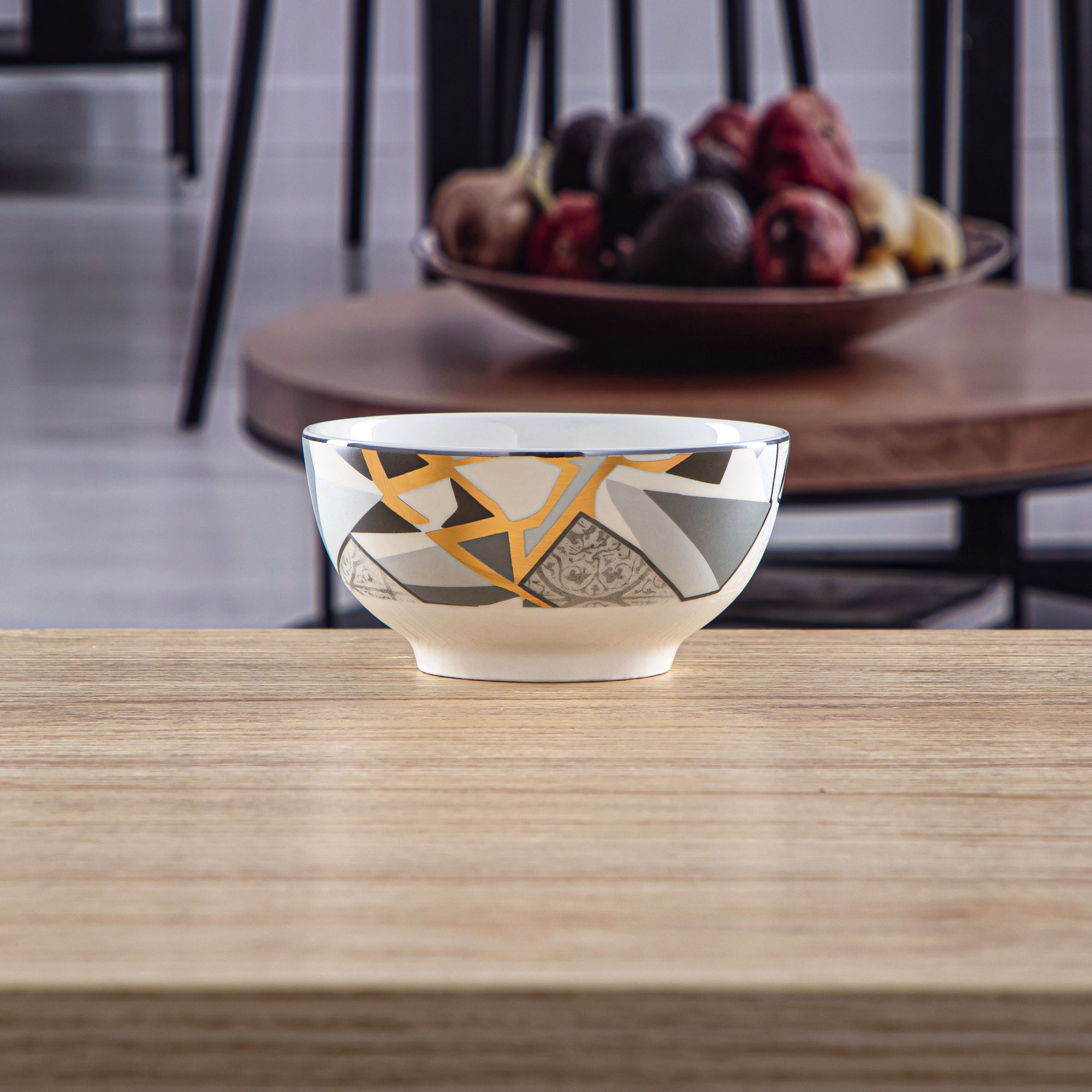 طقم اوعية بورسلين من المرجان 6 قطع - 1235