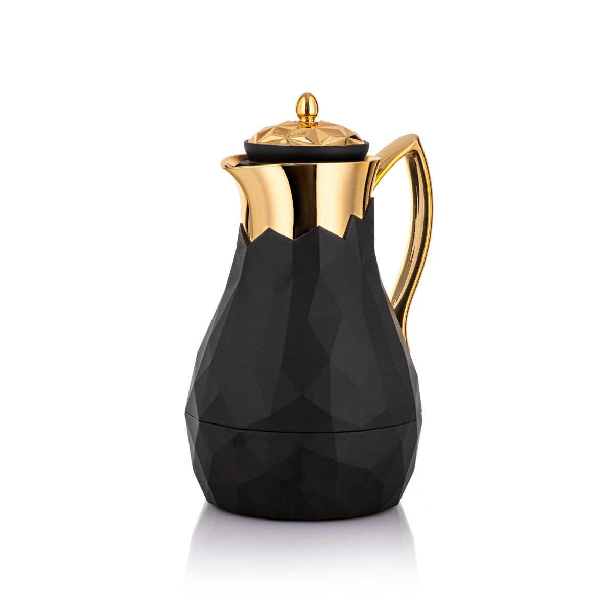 Almarjan 1 Liter Vacuum Flask Matt Black & Gold - SM-2C131-100 MB/G