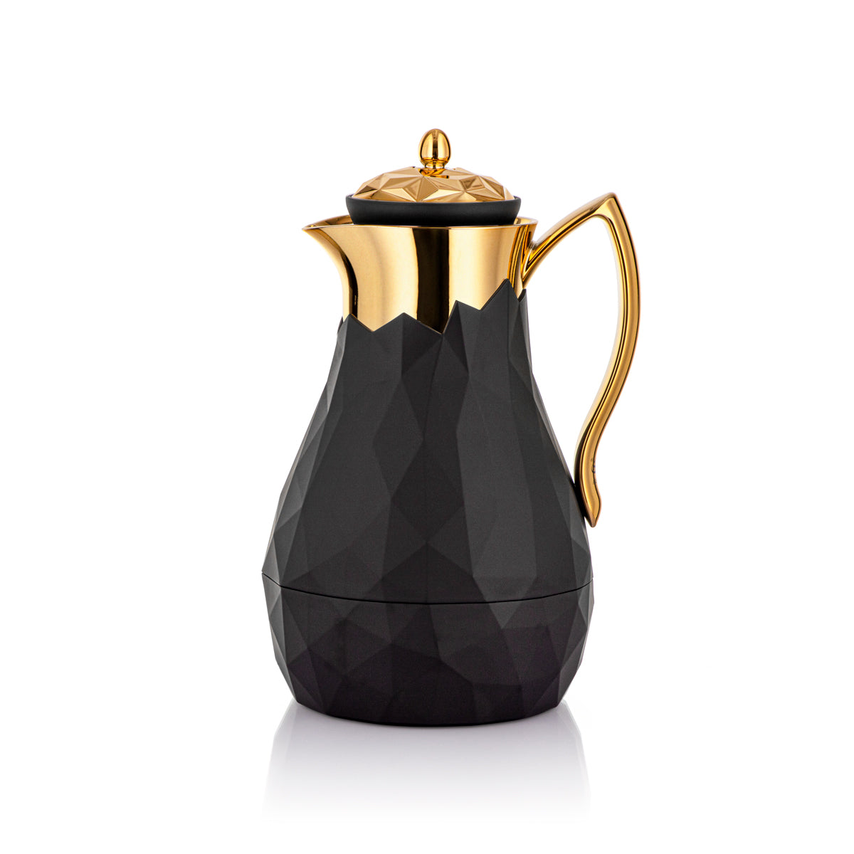 Almarjan 1 Liter Vacuum Flask Matt Black & Gold - SM-2C131-100 MB/G