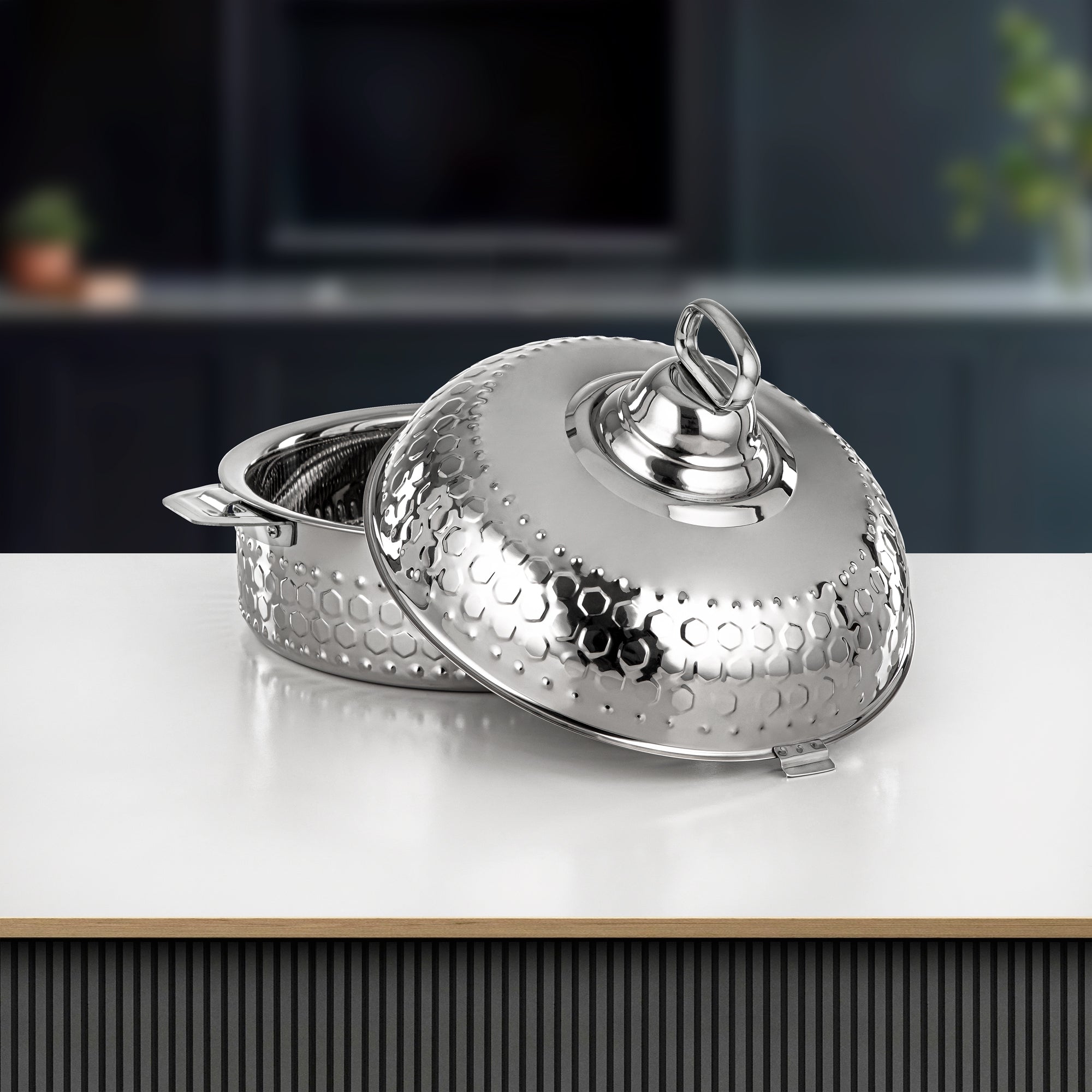 Almarjan Hot Pot 30cm Silver – Diwan Collection