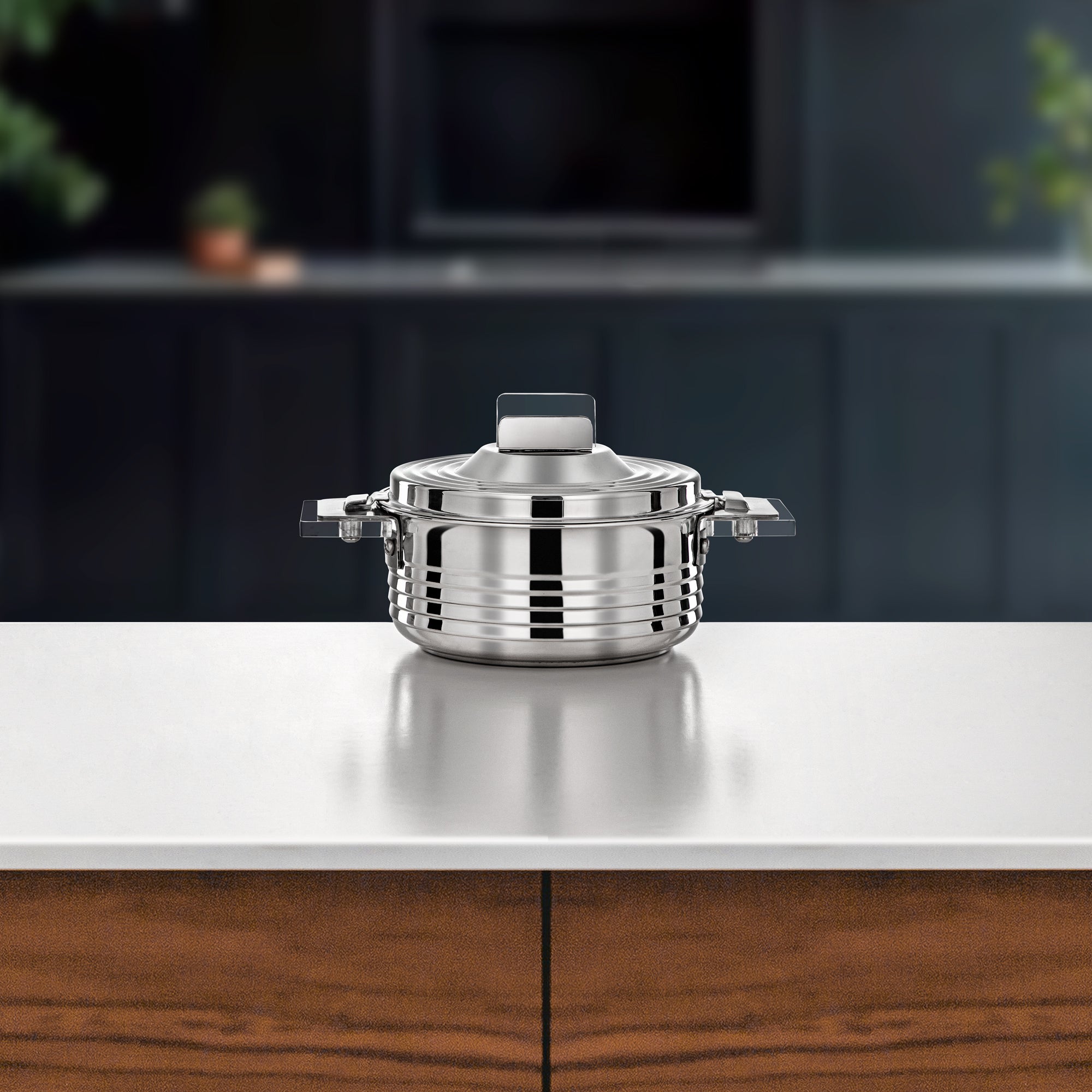 Almarjan Mahra Hot Pot 1 L Silver (H25P3)