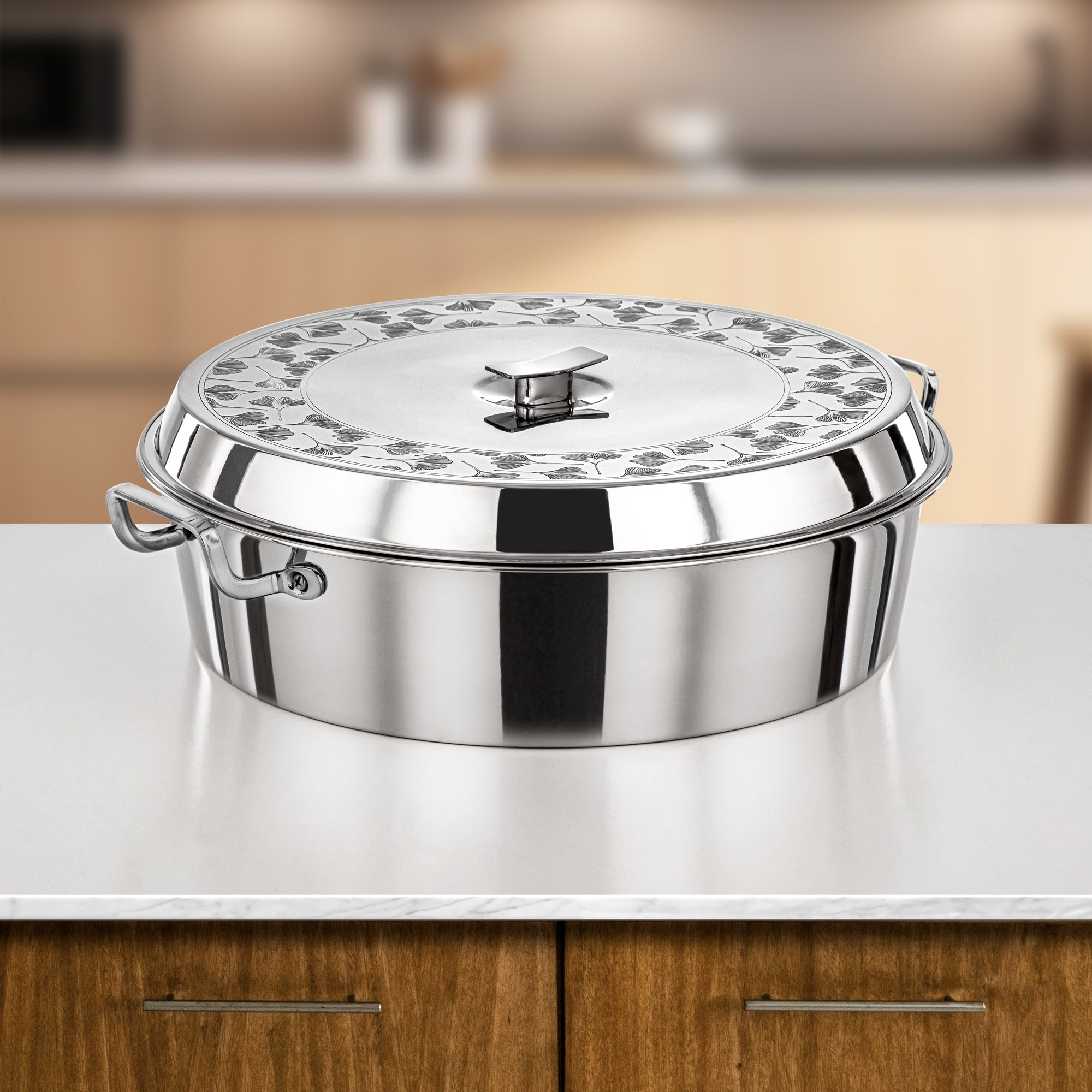 Almarjan Badr Hot Pot 40cm Silver