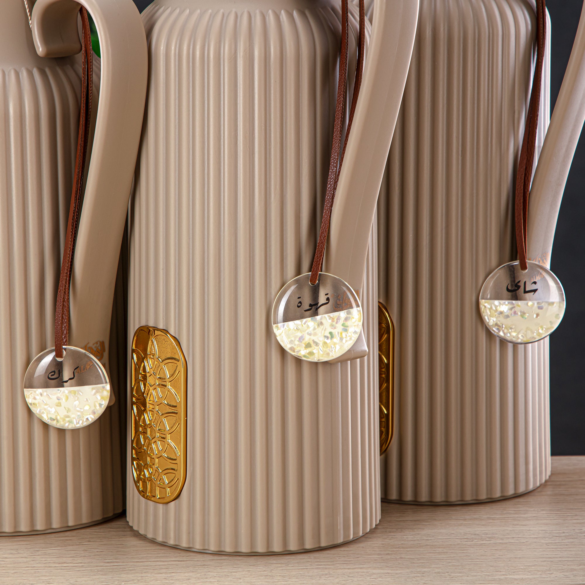 Almarjan 3 Pieces Round Tag Set For Vacuum Flasks - TRHG-1