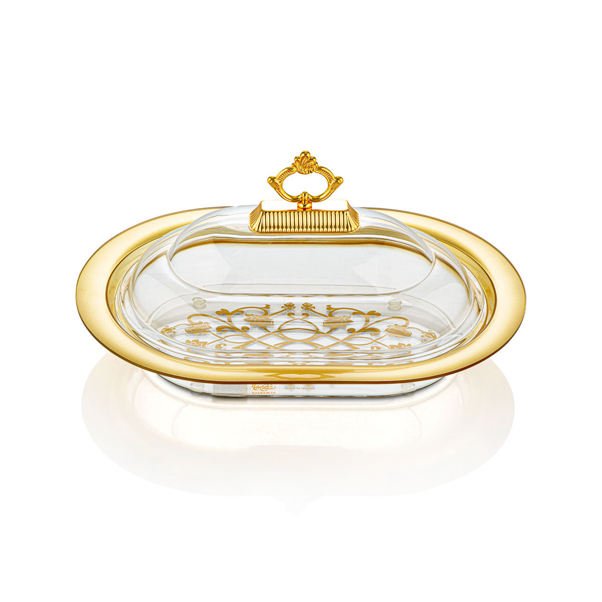 Plateau Acrylique Ovale Almarjan Avec Couvercle - ACR1990045 (200)