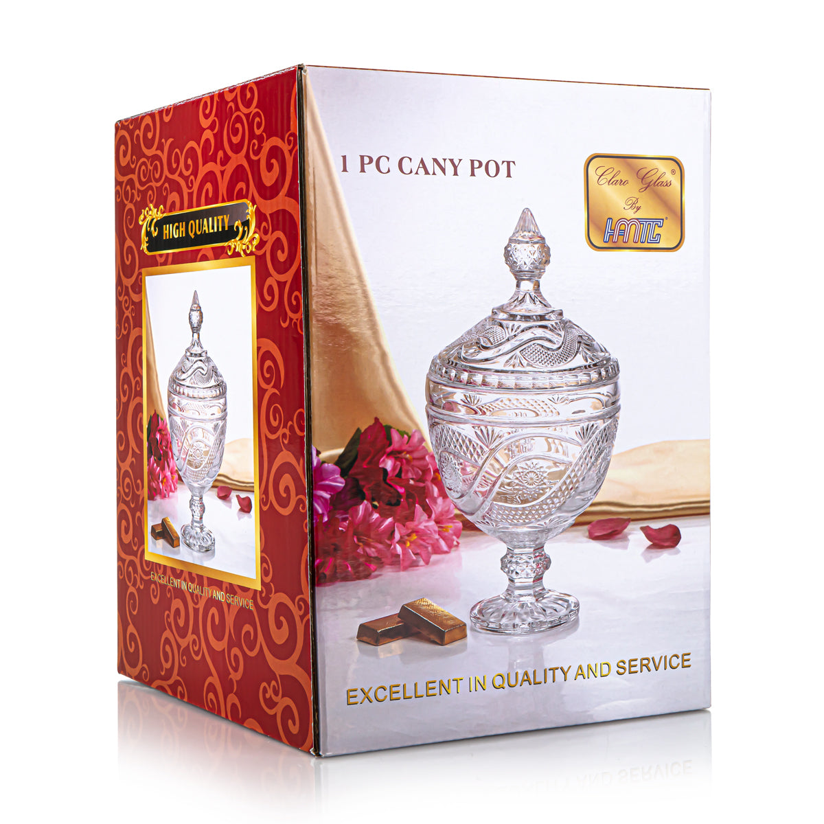 Petit pot en verre clair Claro - TP-GW01609/BHA1