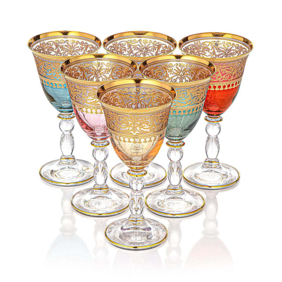 Ensemble de gobelets à jus en verre Combi 6 pièces - G917ZS-97