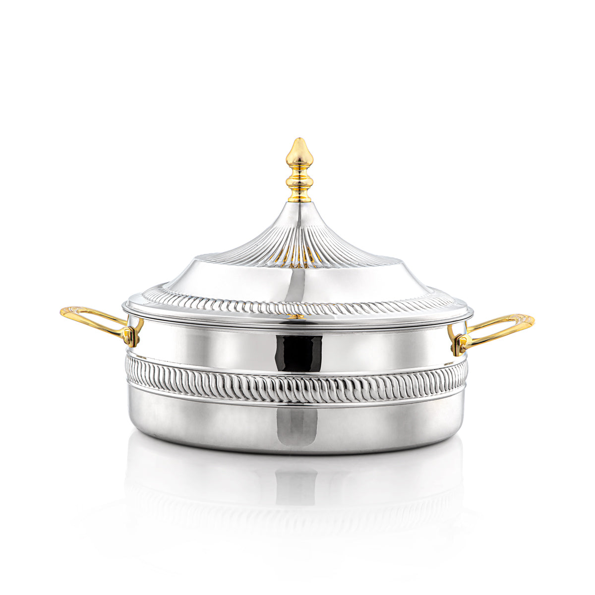 Marmite Laiton 32 CM Almarjan Argent & Or - MD-2933B