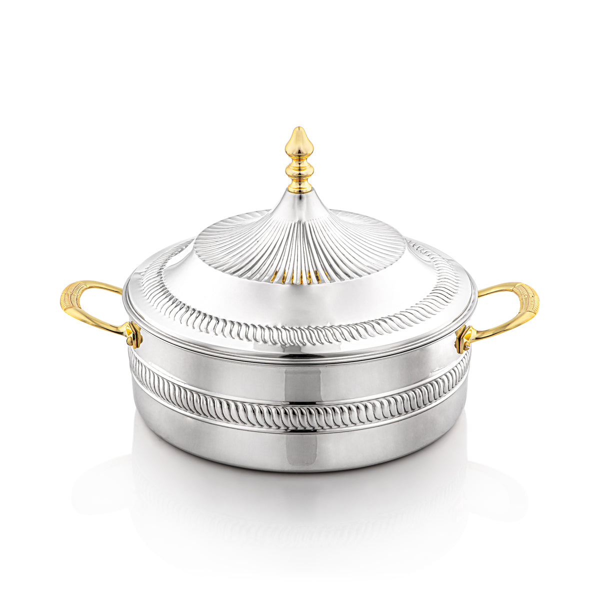 Marmite Laiton 32 CM Almarjan Argent & Or - MD-2933B