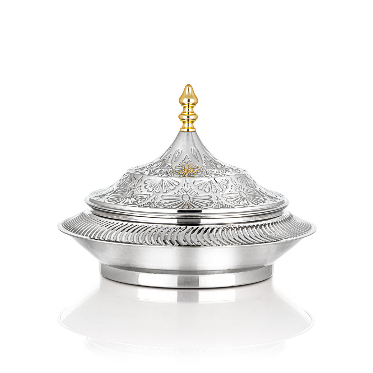 Marmite Almarjan 25 CM Laiton Argenté - MD-2938D