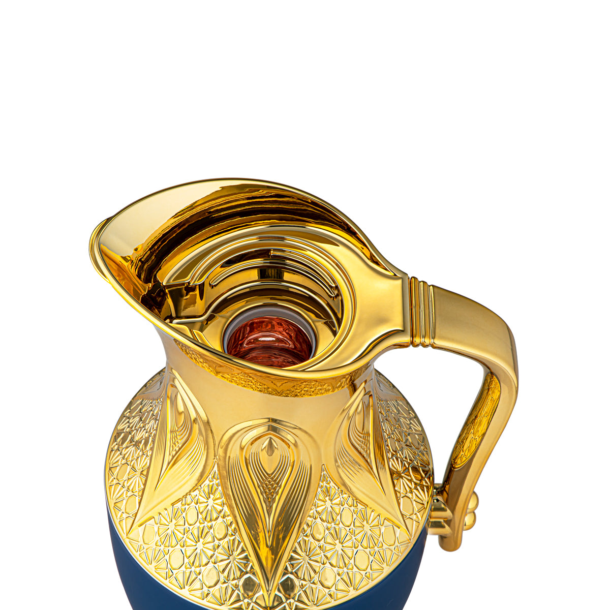 Almarjan 2 Pièces Flacon Isotherme Mat Marine & Or - SM-2C120-070/100 MNV/G