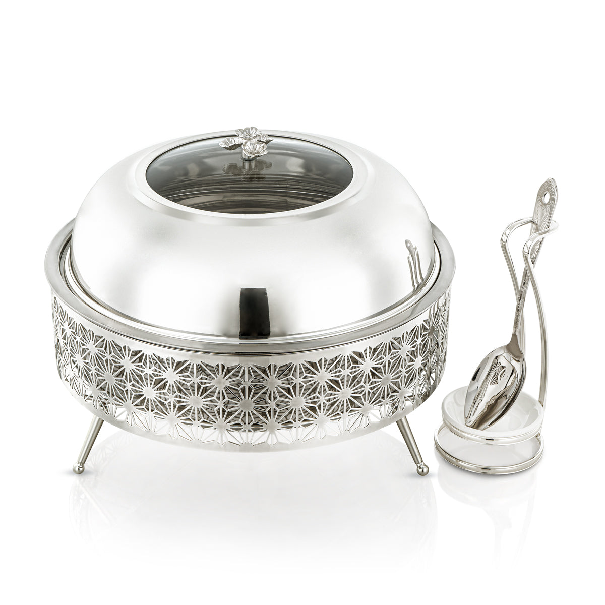 Almarjan 6500 ML Chafing Dish Avec Cuillère Argent - STS0012907