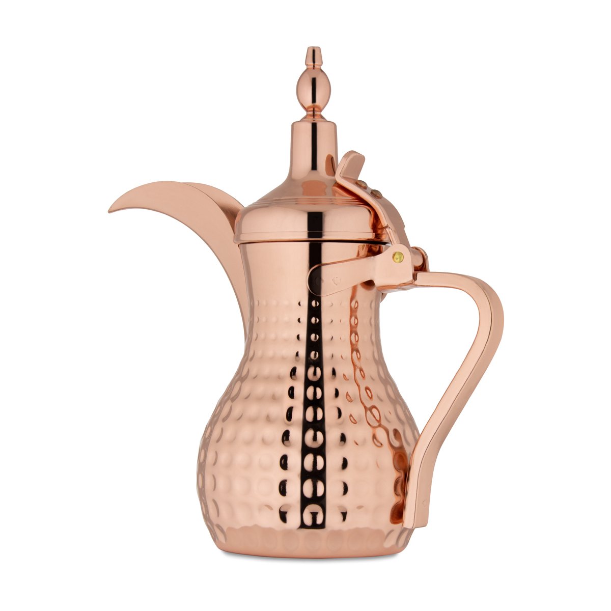 Almarjan 1 Liter Hammered Collection Stainless Steel Dallah Copper - STS0010560