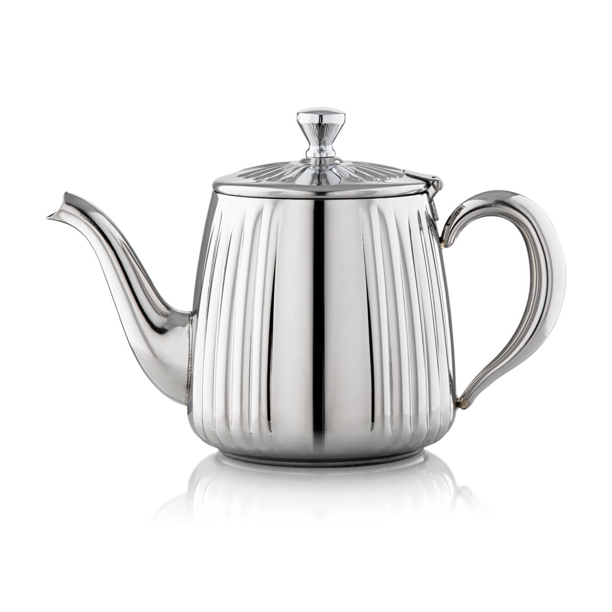 Almarjan 1 Liter Stainless Steel Teapot Silver - STS0010638