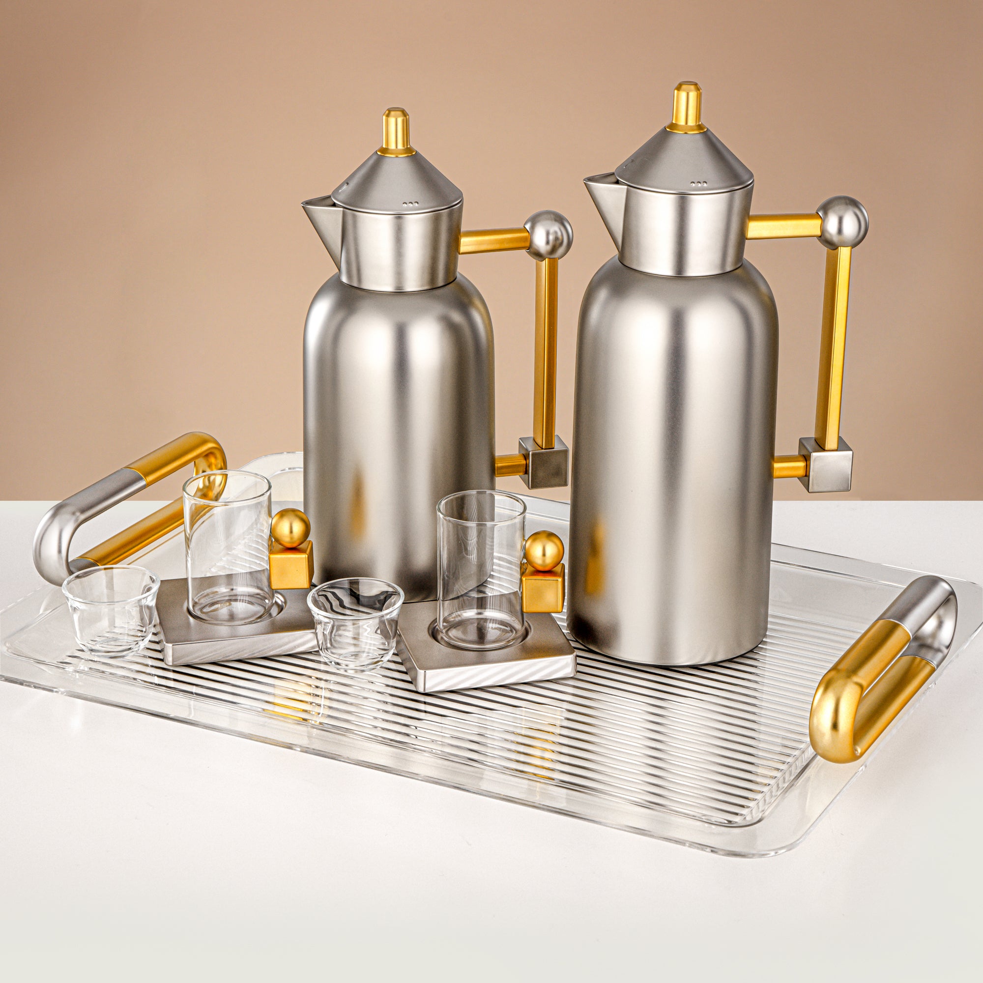 Almarjan 21 Pieces Serving Ensemble, Matt Nickel & Matt Gold