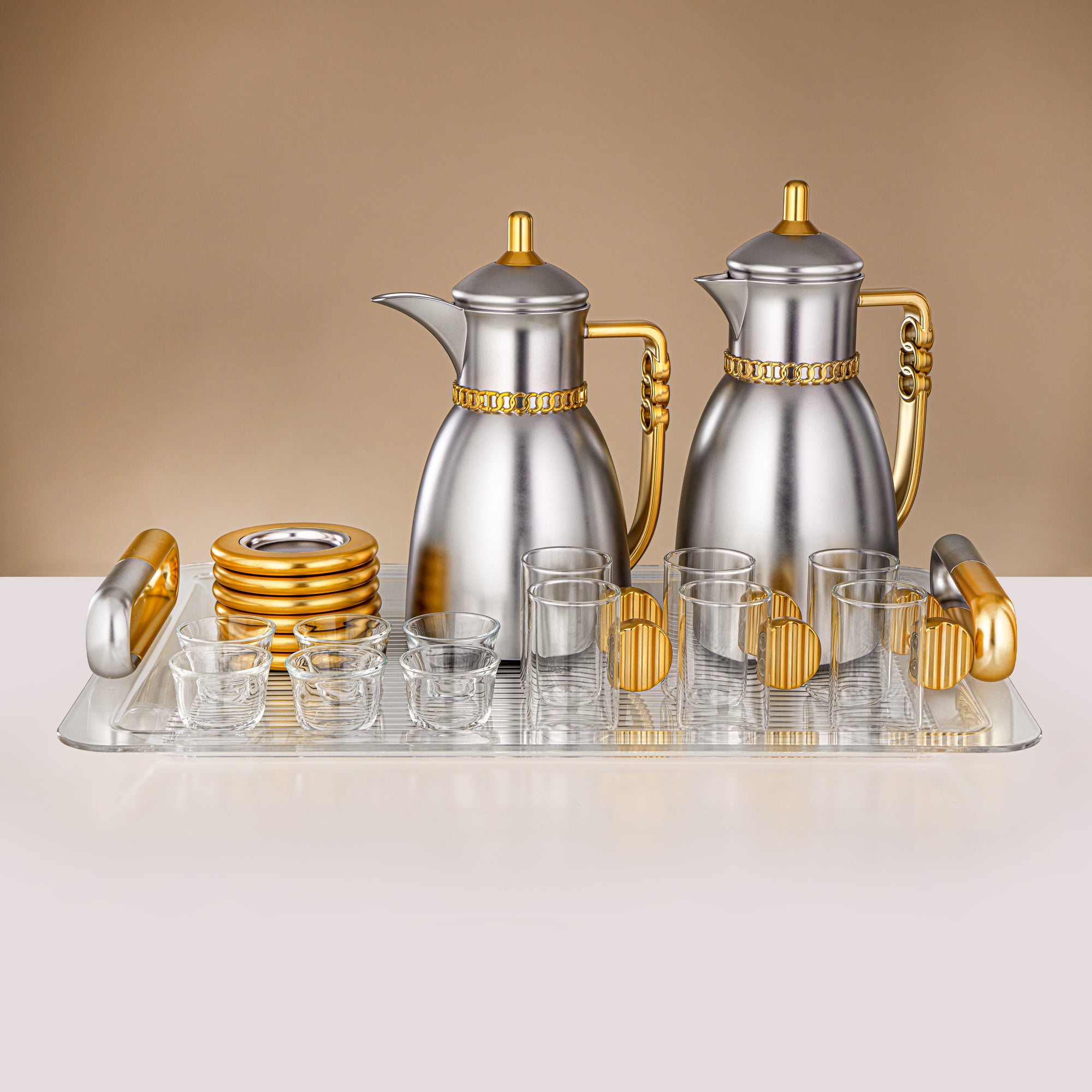 Almarjan 21 Pieces Serving Ensemble, Matt Nickel & Matt Gold