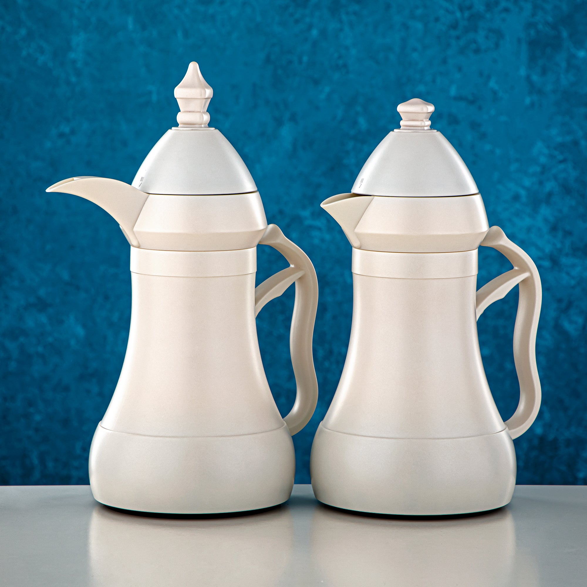 Almarjan 2 Pieces Vacuum Flask Set White - AMJ-070/B070Q330YZ