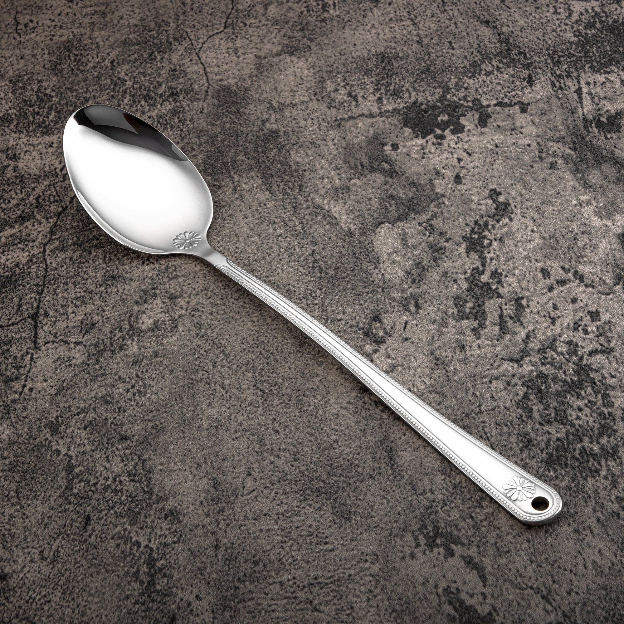 Almarjan Pasting Spoon, Stainless Steel, Silver (CUT0010409) Elegant Flatware