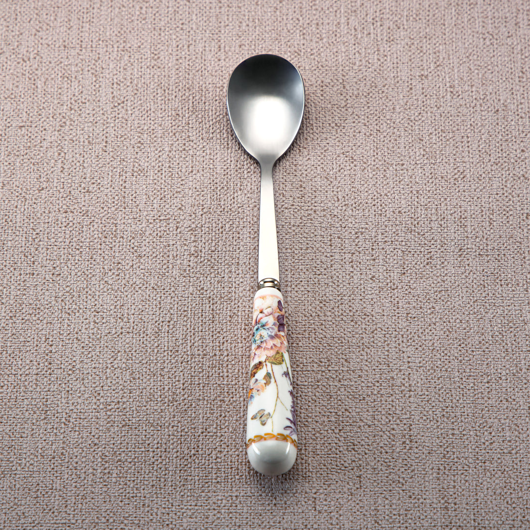 Almarjan 4 Pieces Coffee Spoon Set With Porcelain Handle - D480 R2059H