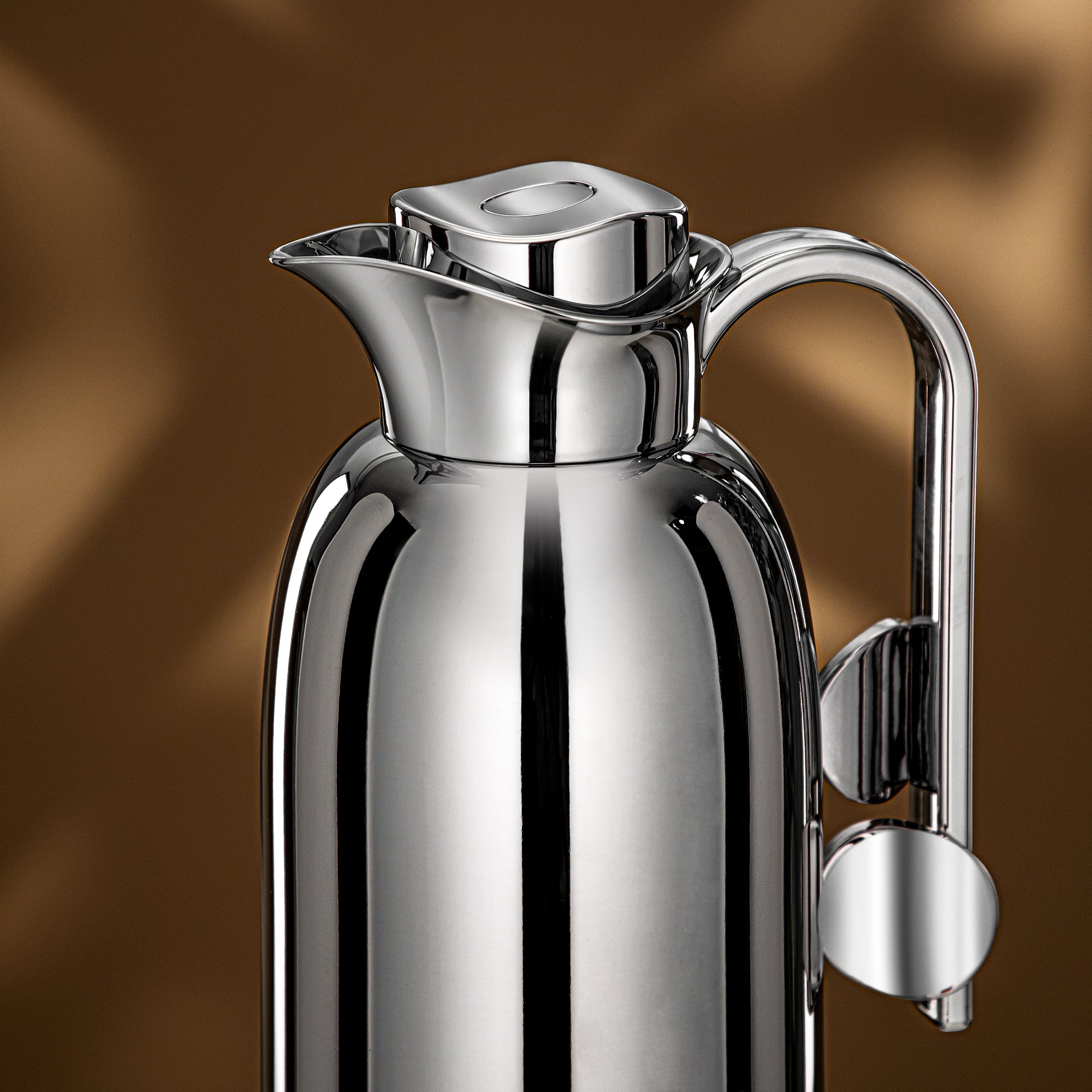 Almarjan Vacuum Flask Set 0.7L + 1L Silver