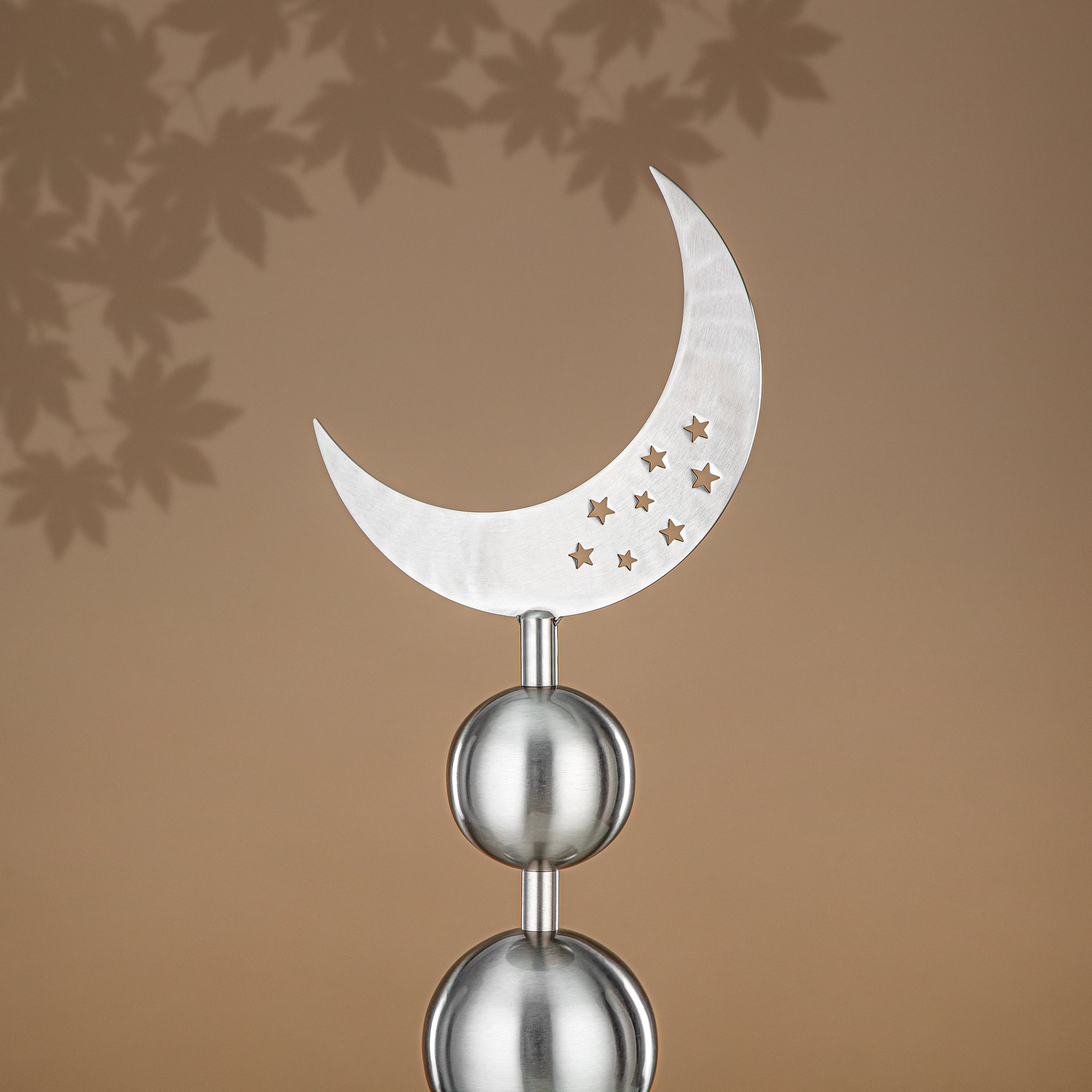 Almarjan Table Decoration Stainless Steel, 59CM, Matt Silver (MD-3011) - Ramadan Decoration