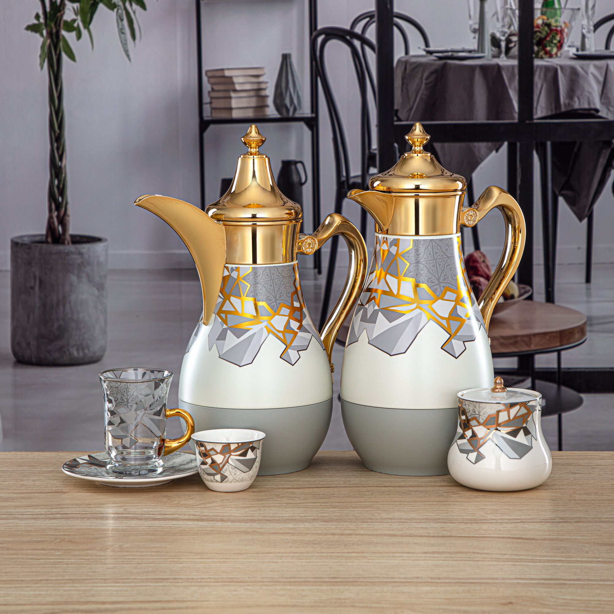 Almarjan 23 Pieces Fonon Collection Tea & Coffee Set - 1235