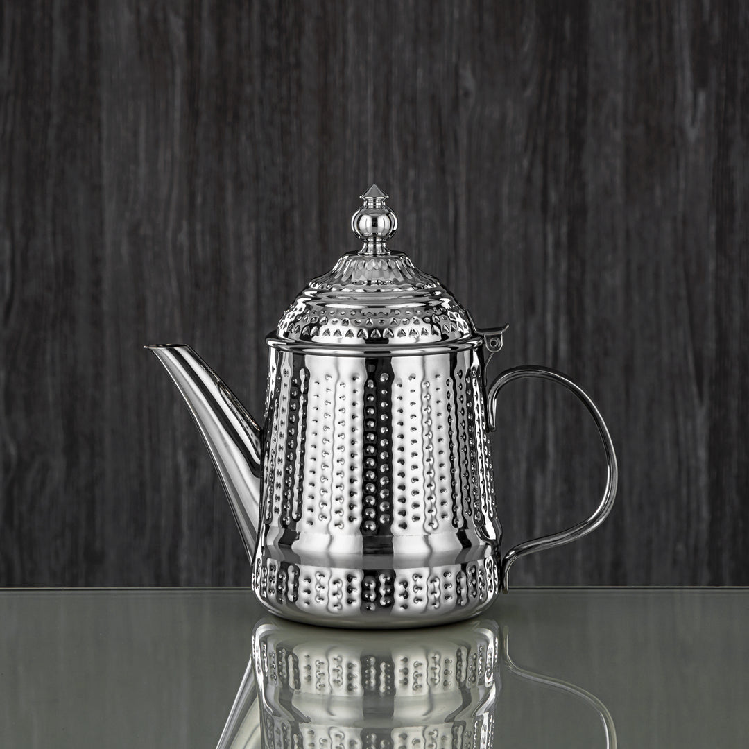 Almarjan 35 Ounce Barari Collection Stainless Steel Teapot Silver - STS0013047