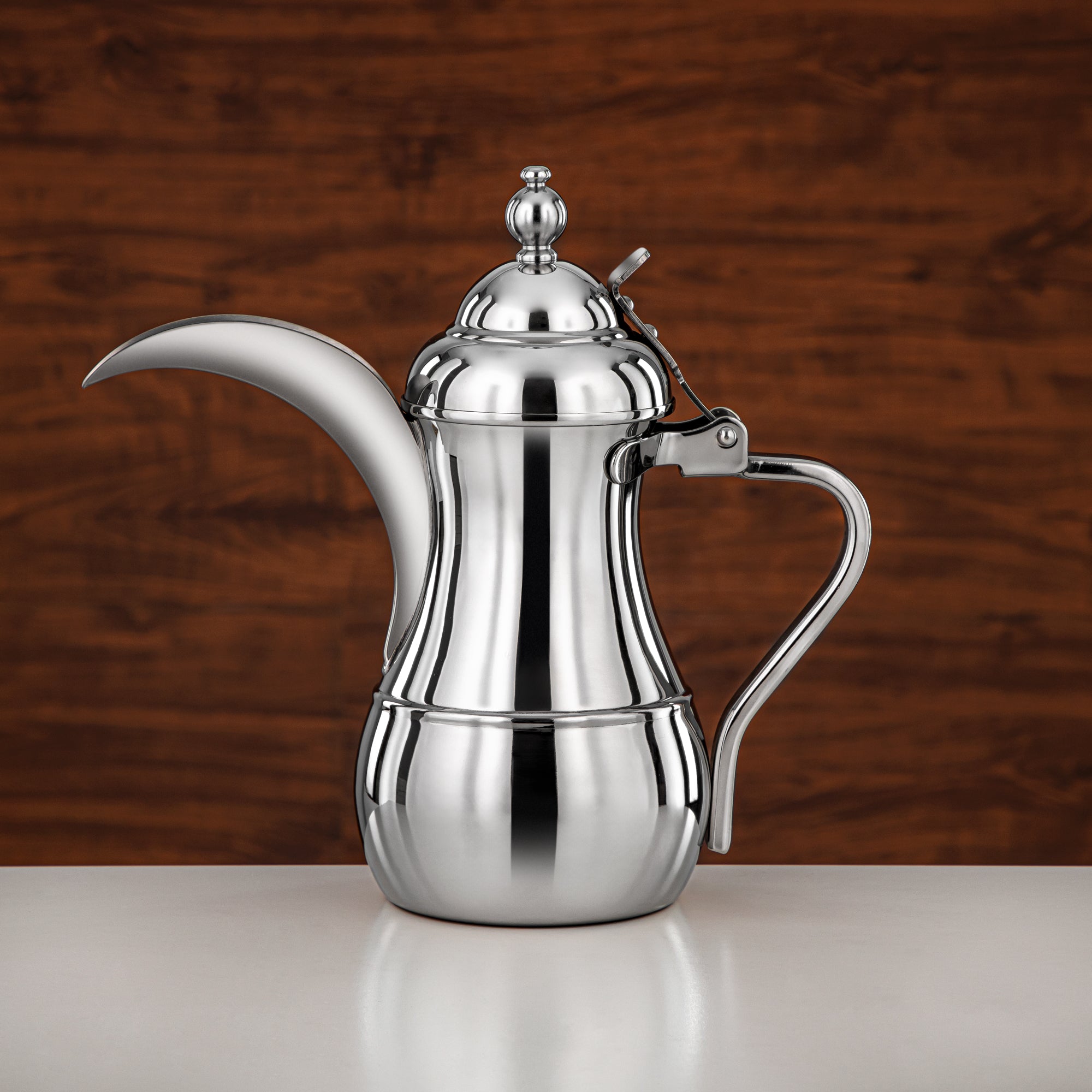 Almarjan Dallah 48oz Silver – Elegance