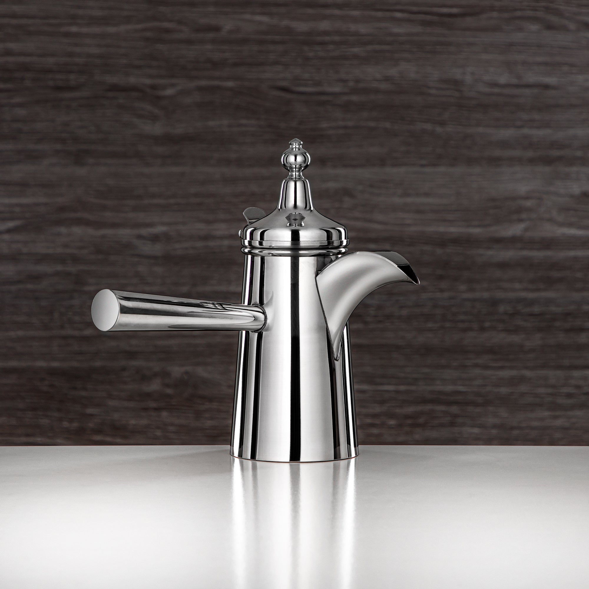 Almarjan Coffee Warmer Stainless Steel 18oz – Barari (Steel Handle)