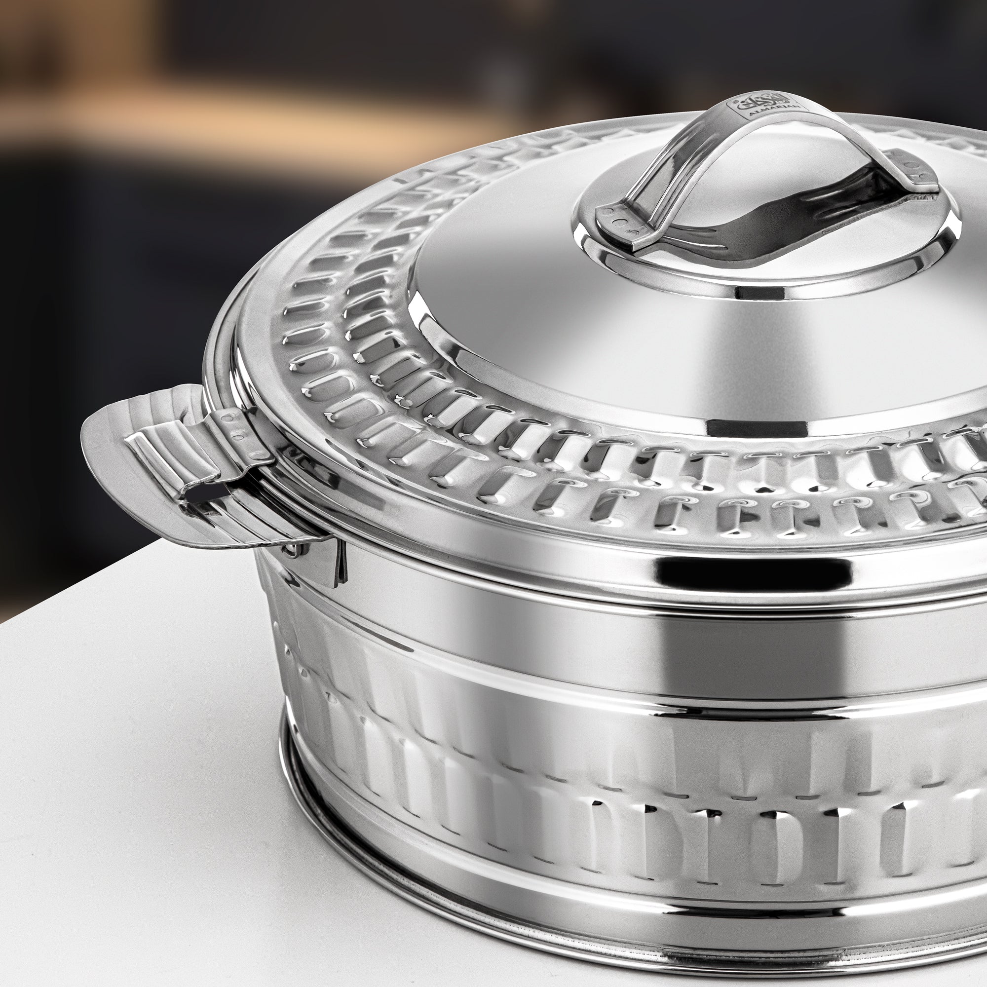 Almarjan Manara Hot Pot Set 3 Pieces Silver