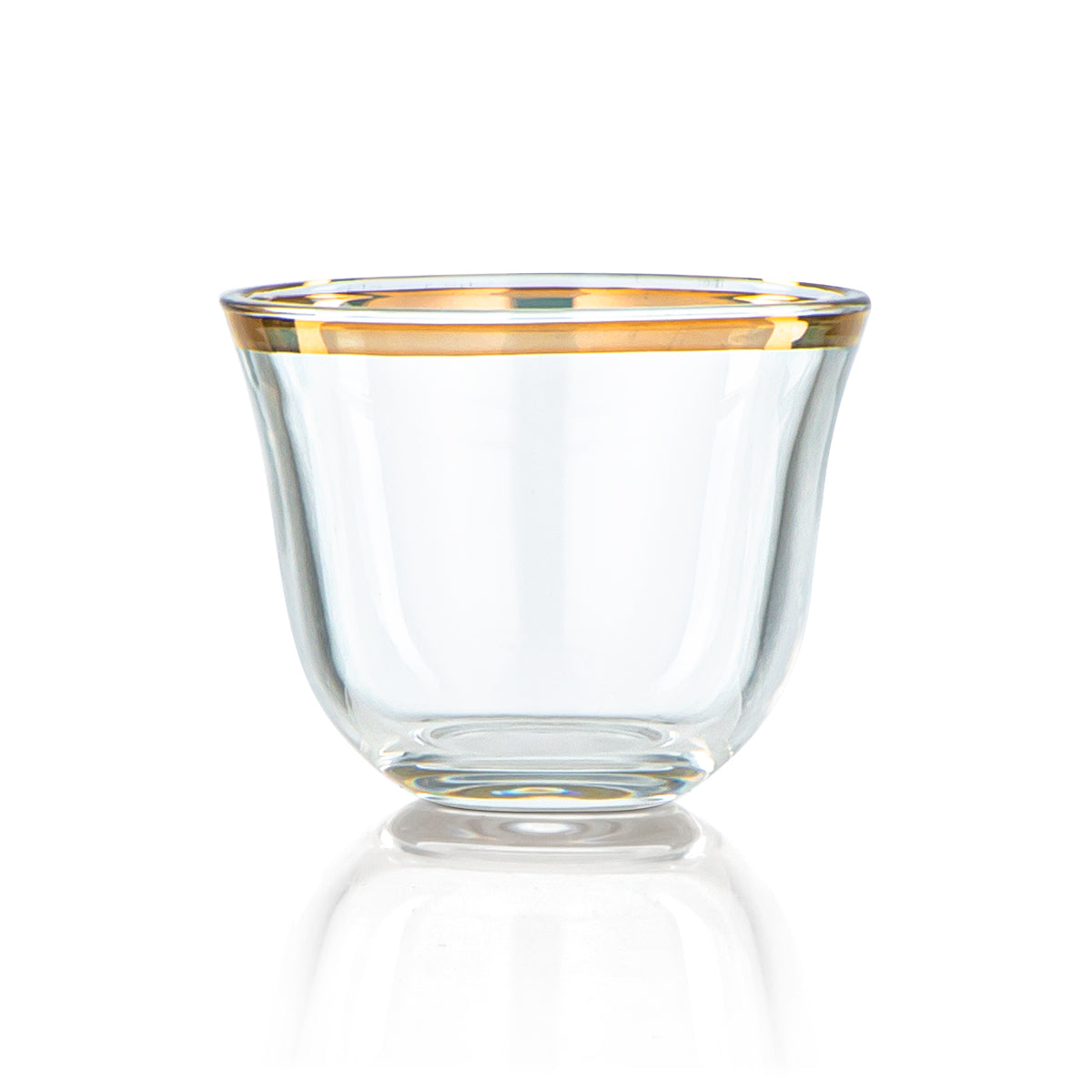 Tasse Cawa en verre Almarjan 50 ML - 1013B-GLD