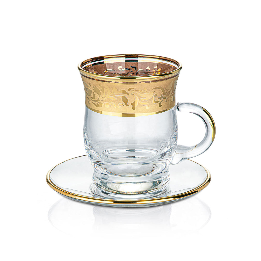 Ensemble de 6 tasses à thé en verre Almarjan - 3088/795