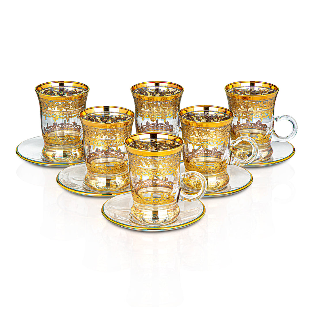 Ensemble de tasses à thé en verre Combi 6 pièces - G914Z-35/11