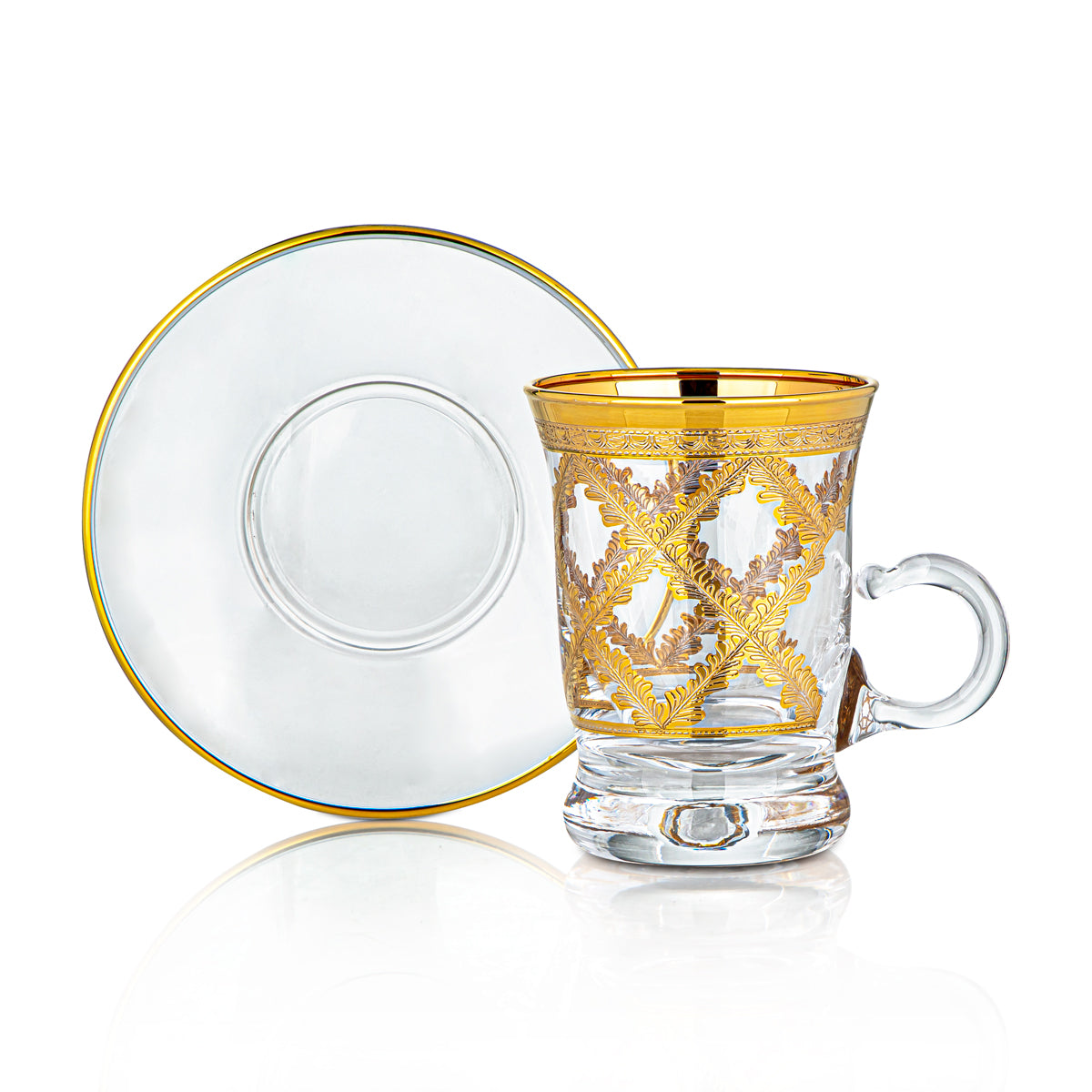 Combi 6 Pieces Glass Tea Cup Set - G931Z-35/11