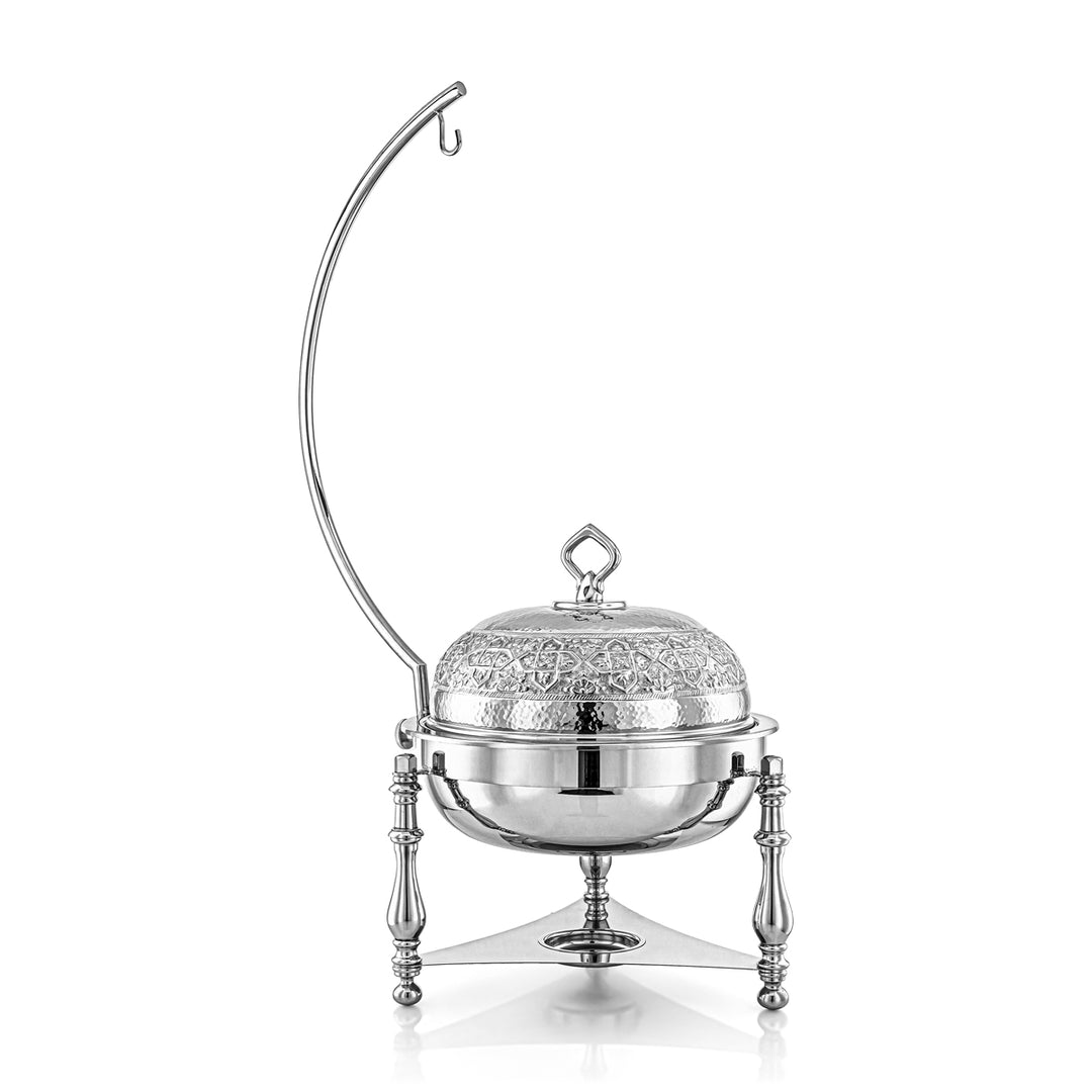 Almarjan 6 Litres Laiton Chafing Dish Argent - MD-2919A