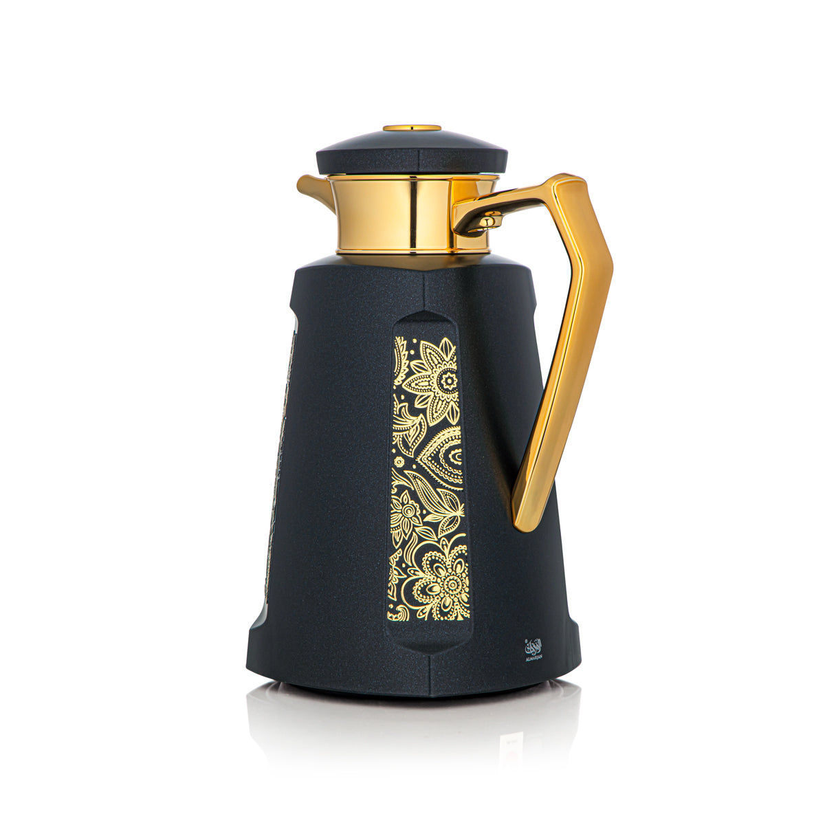 Almarjan 2 Pieces Vacuum Flask Set Black & Gold - PRP-0700/1000Q75YZP99Y-H188
