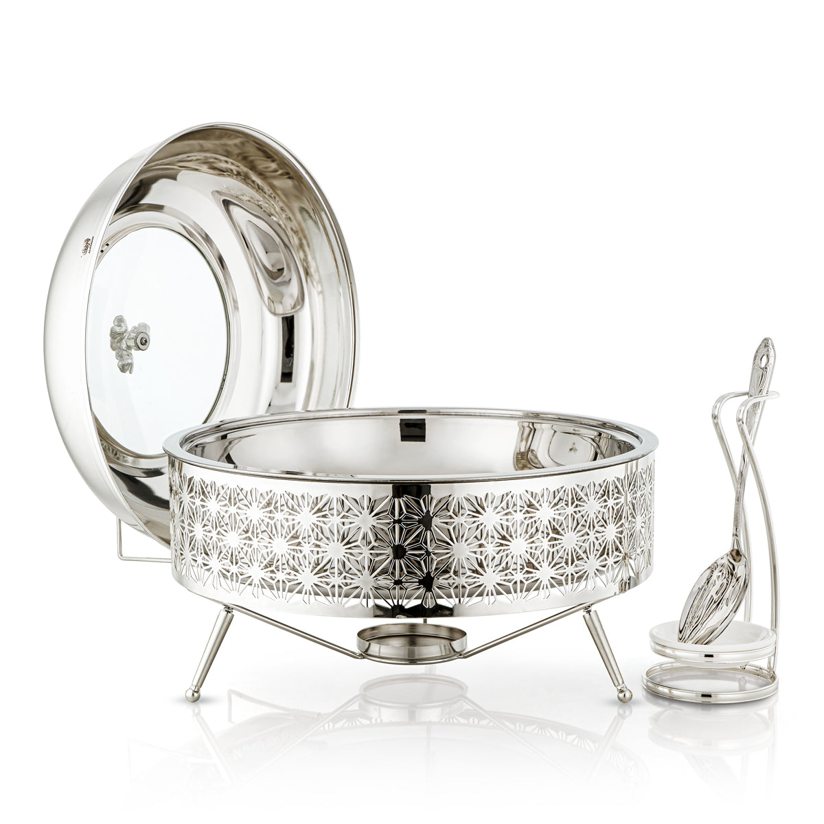 Almarjan 6500 ML Chafing Dish Avec Cuillère Argent - STS0012907