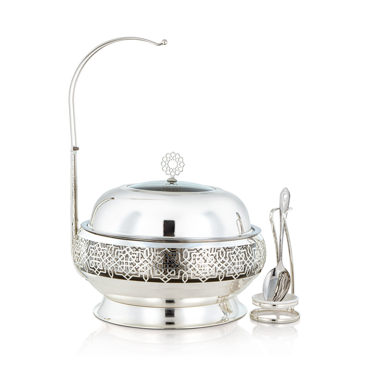 Almarjan 6,5 litres Chafing Dish avec cuillère Argent - STS0012925