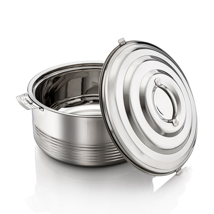 Almarjan 25,000 ML Casa Collection Stainless Steel Hot Pot Silver - STS0290337