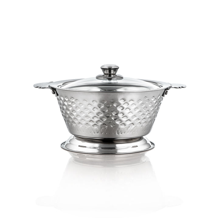 Almarjan 3000 ML Naghma Collection Stainless Steel Hot Pot Silver - H22M57