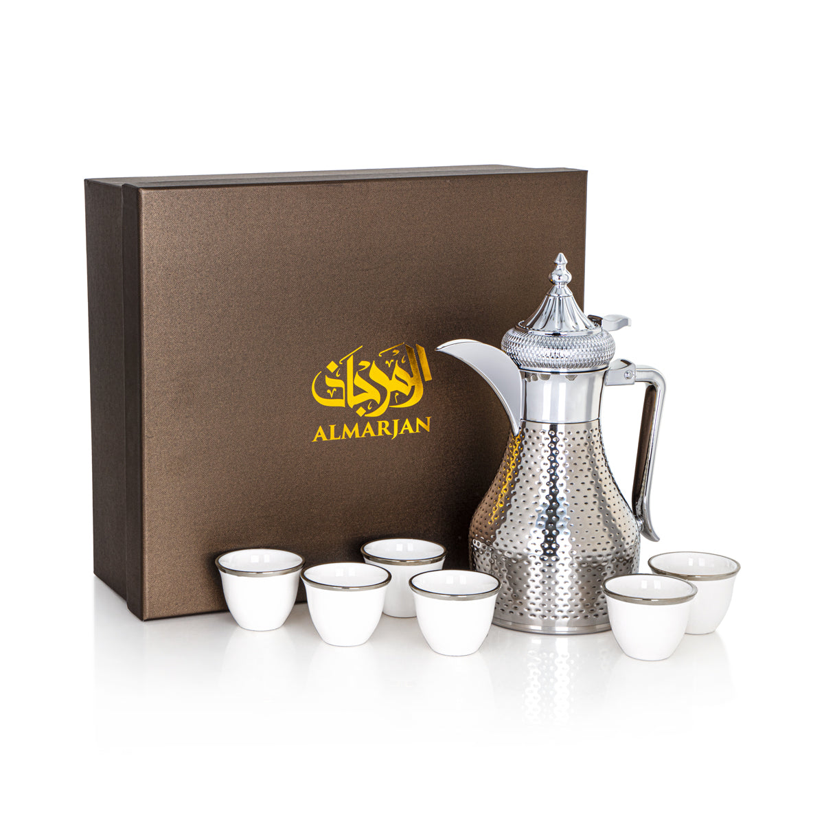 Almarjan 7 Pieces Coffee Set - SUD/H-100-CR7