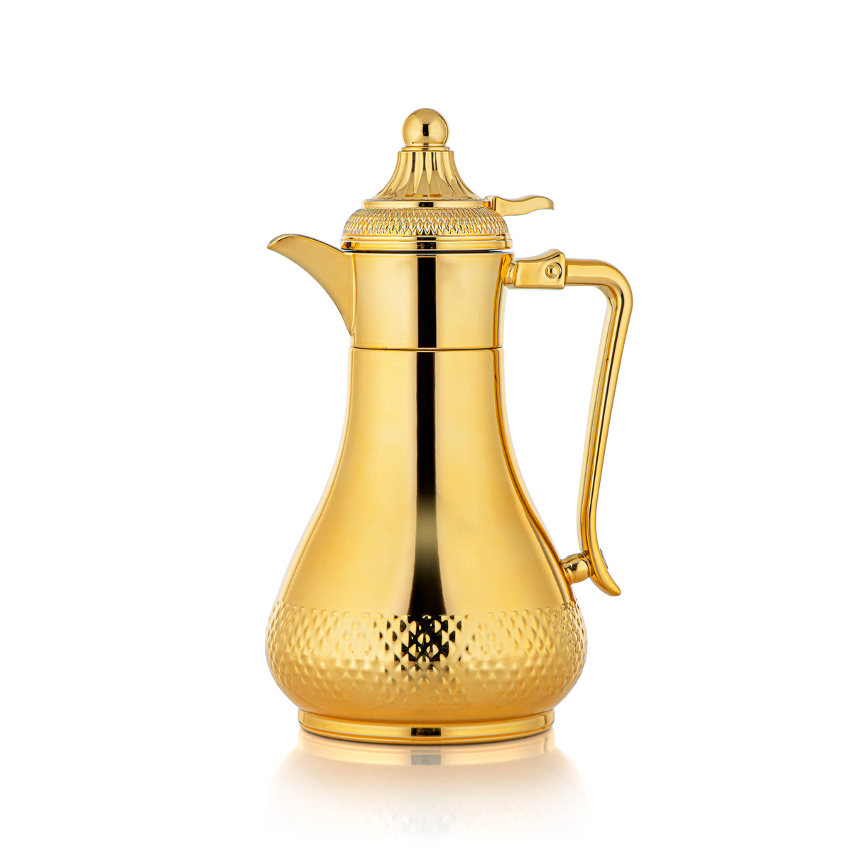 Almarjan 0.6 Liter Stainless Steel Vacuum Dallah Gold- SWT/D-060-G